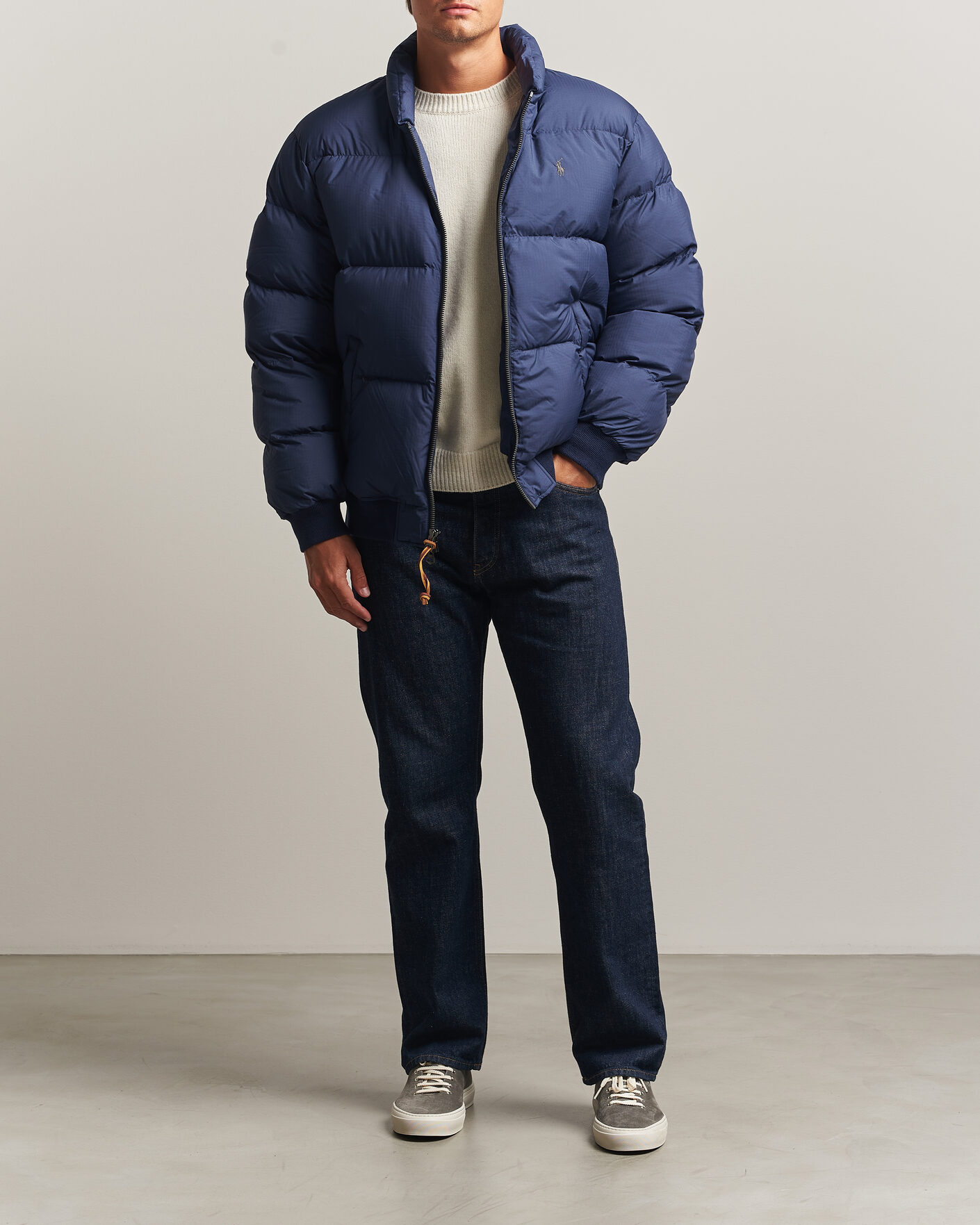 Men | Coats & Jackets | Polo Ralph Lauren | Ripstop Puffer Jacket Cruise Navy