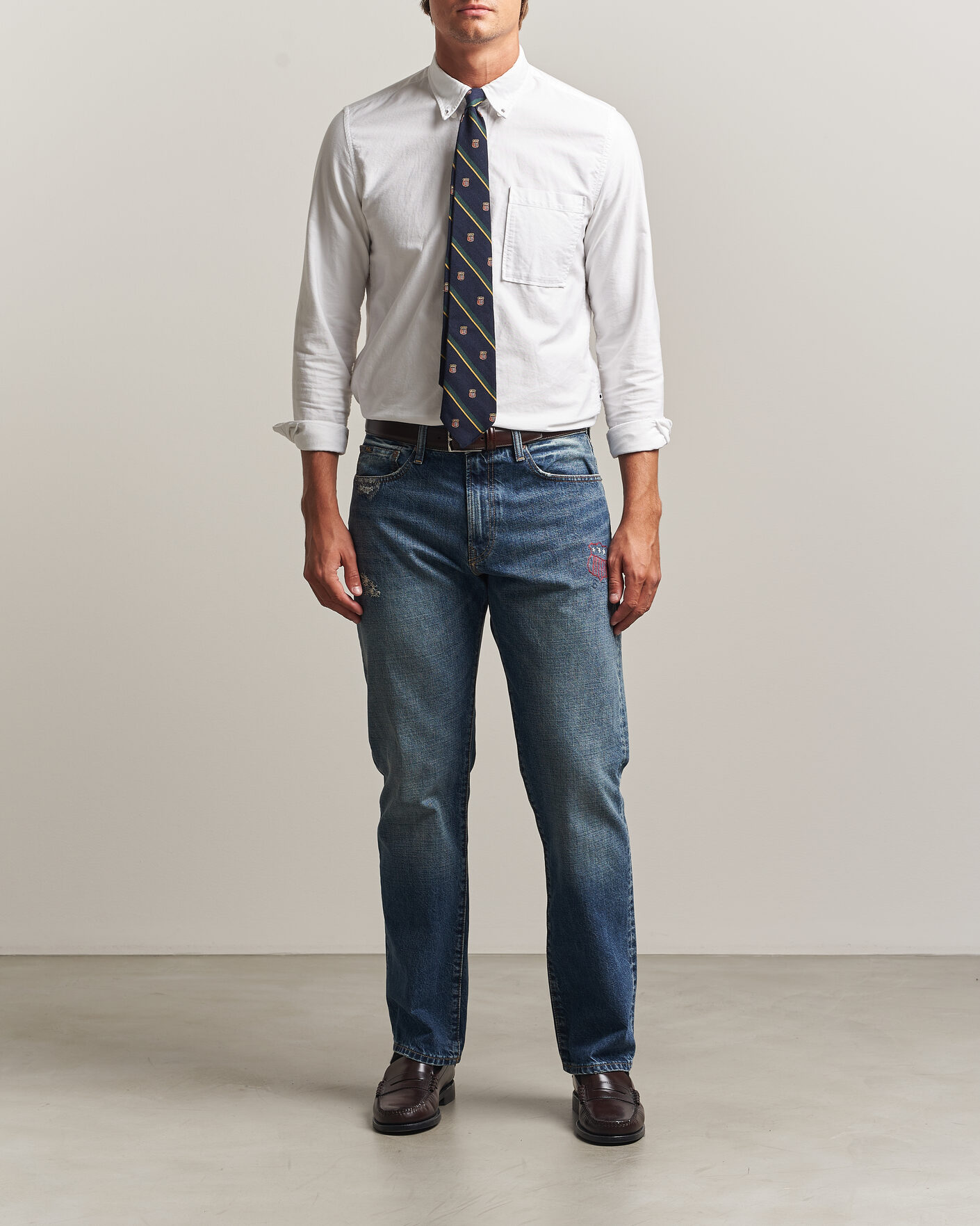 Men | Jeans | Polo Ralph Lauren | Straight Fit Rigid Denim Jeans Rhinebeck