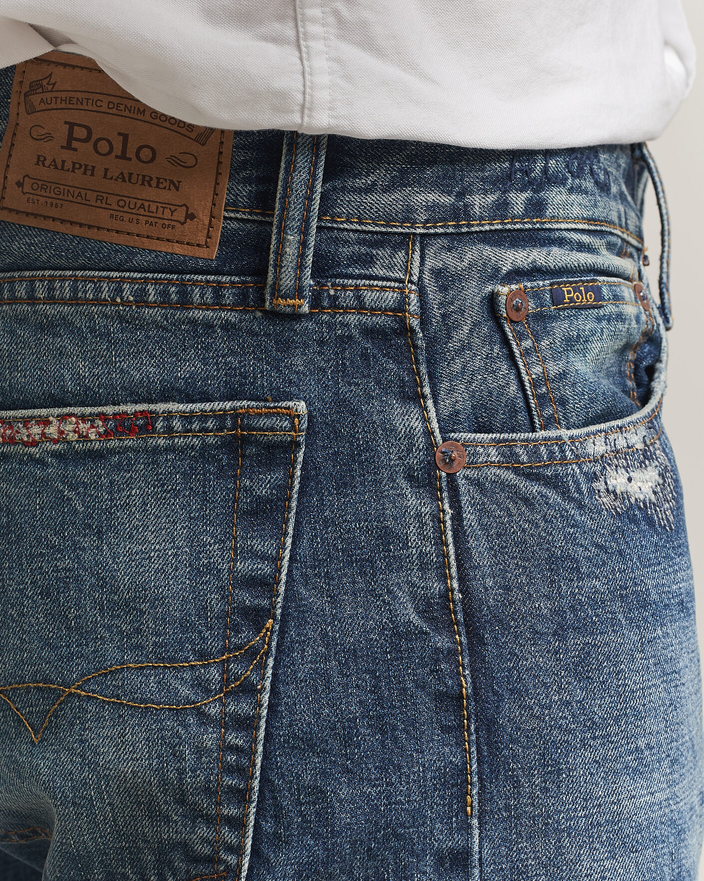 Men | Jeans | Polo Ralph Lauren | Straight Fit Rigid Denim Jeans Rhinebeck