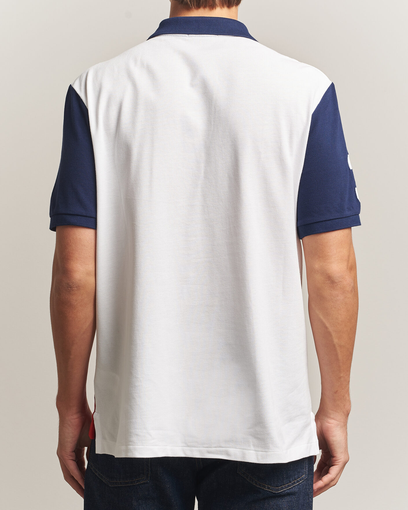 Men | Polo Shirts | Polo Ralph Lauren | Classic Fit Diagonal Stripe Polo White