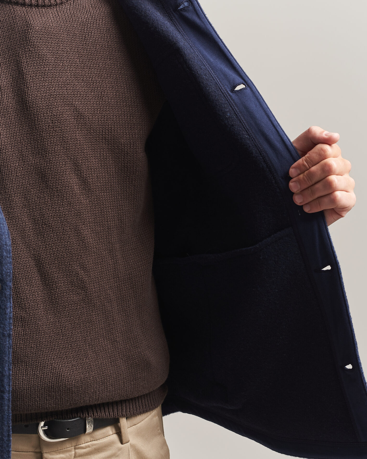 Men | Shirts | Polo Ralph Lauren | Hudson Brushed Shirt Navy