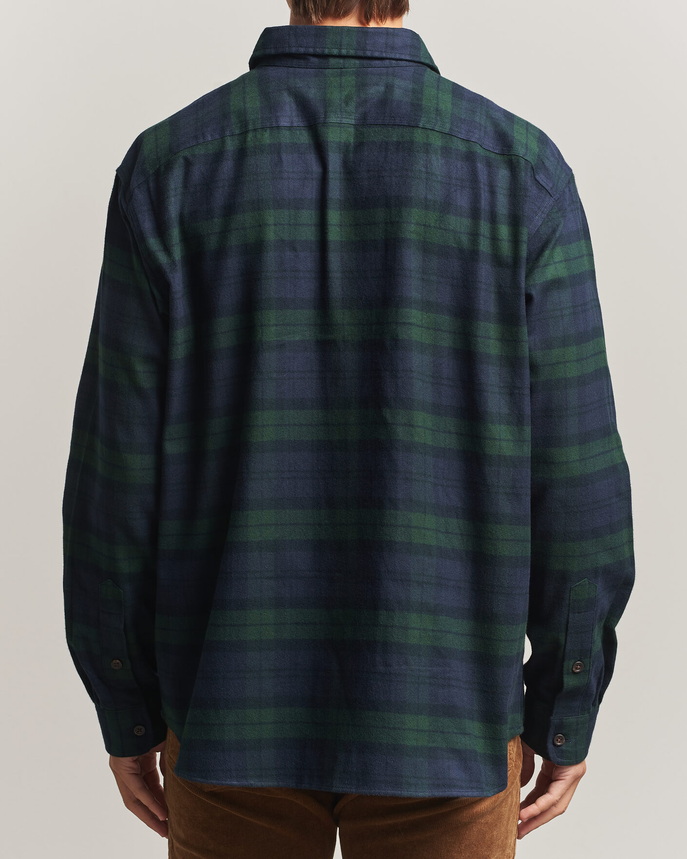 Men | Shirts | Polo Ralph Lauren | Classic Fit Shaggy Flannel Shirt Navy Forest