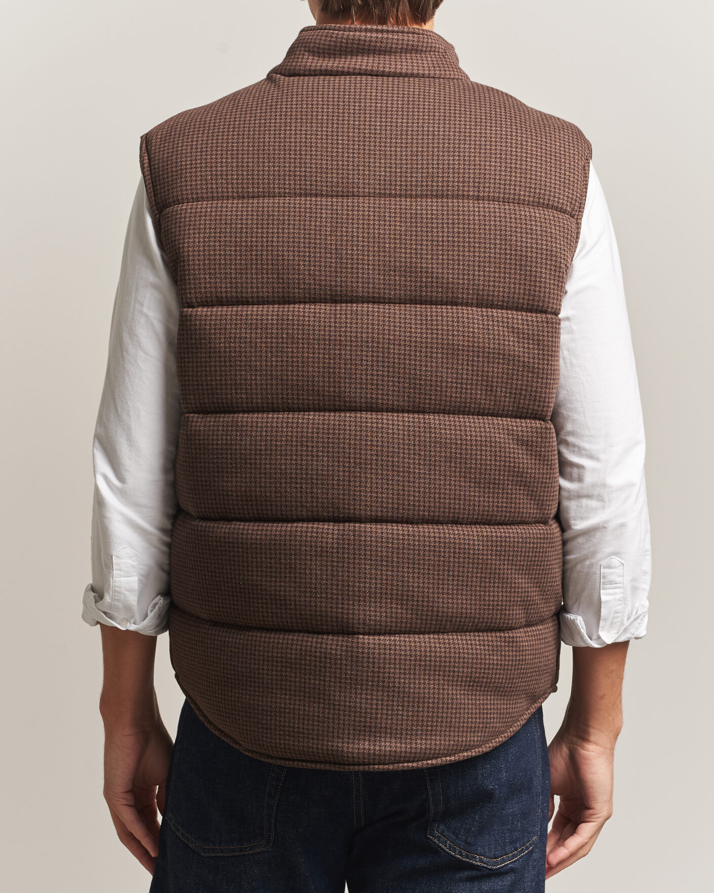 Men | Sweaters & Knitwear | Polo Ralph Lauren | Double Knitted Jaquard Vest Nutmeg Brown