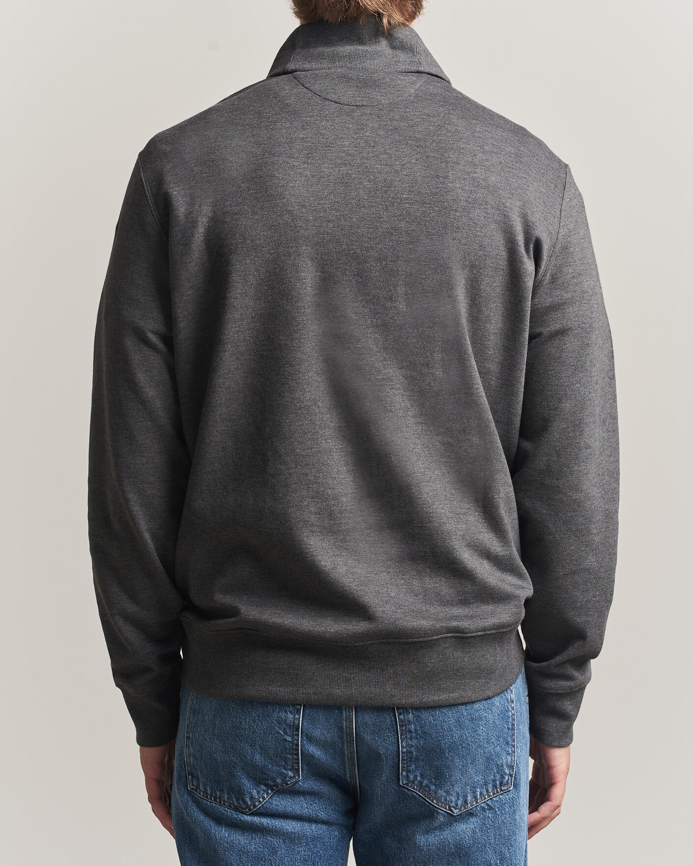 Men | Sweaters & Knitwear | Polo Ralph Lauren | Double Knitted Shawl Collar Sweater Windsor Heather