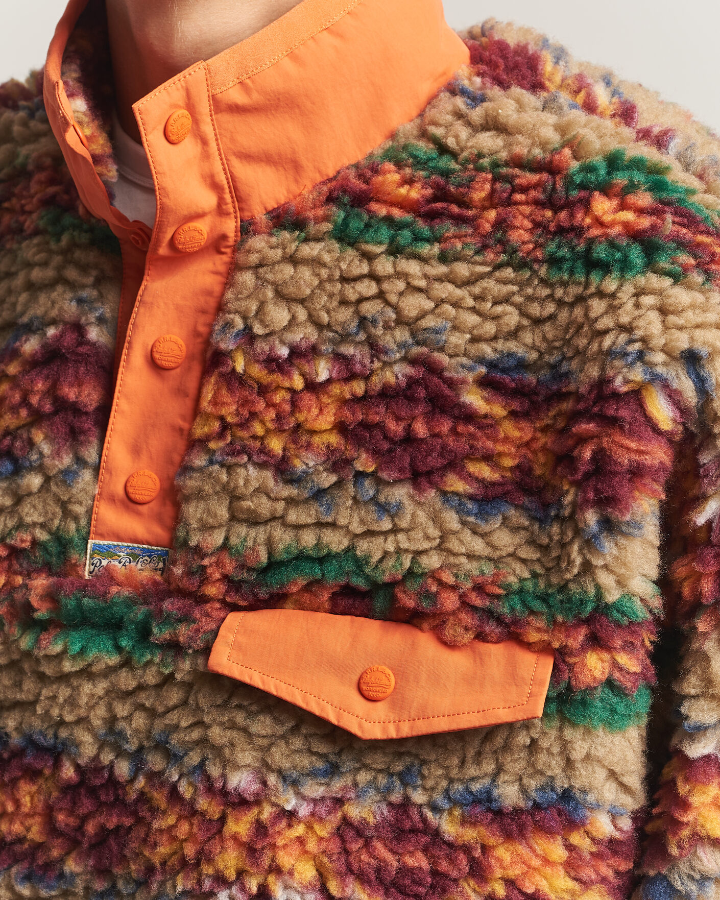Men | Sweaters & Knitwear | Polo Ralph Lauren | Shaggy Hi Pile Red Rock Fairisle