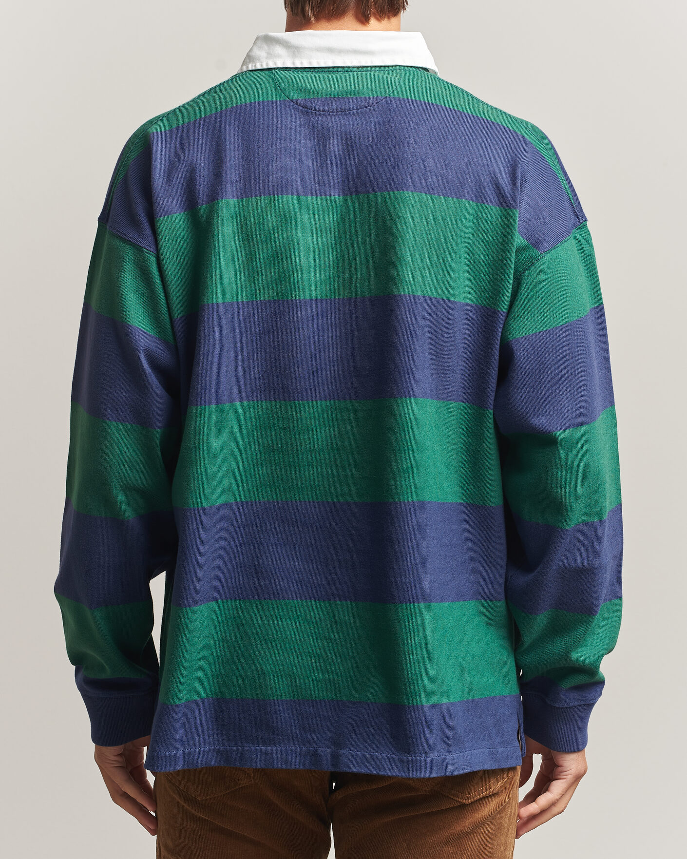 Men | Sweaters & Knitwear | Polo Ralph Lauren | Jersey Knitted Rugby Pullover Green/Cobolt