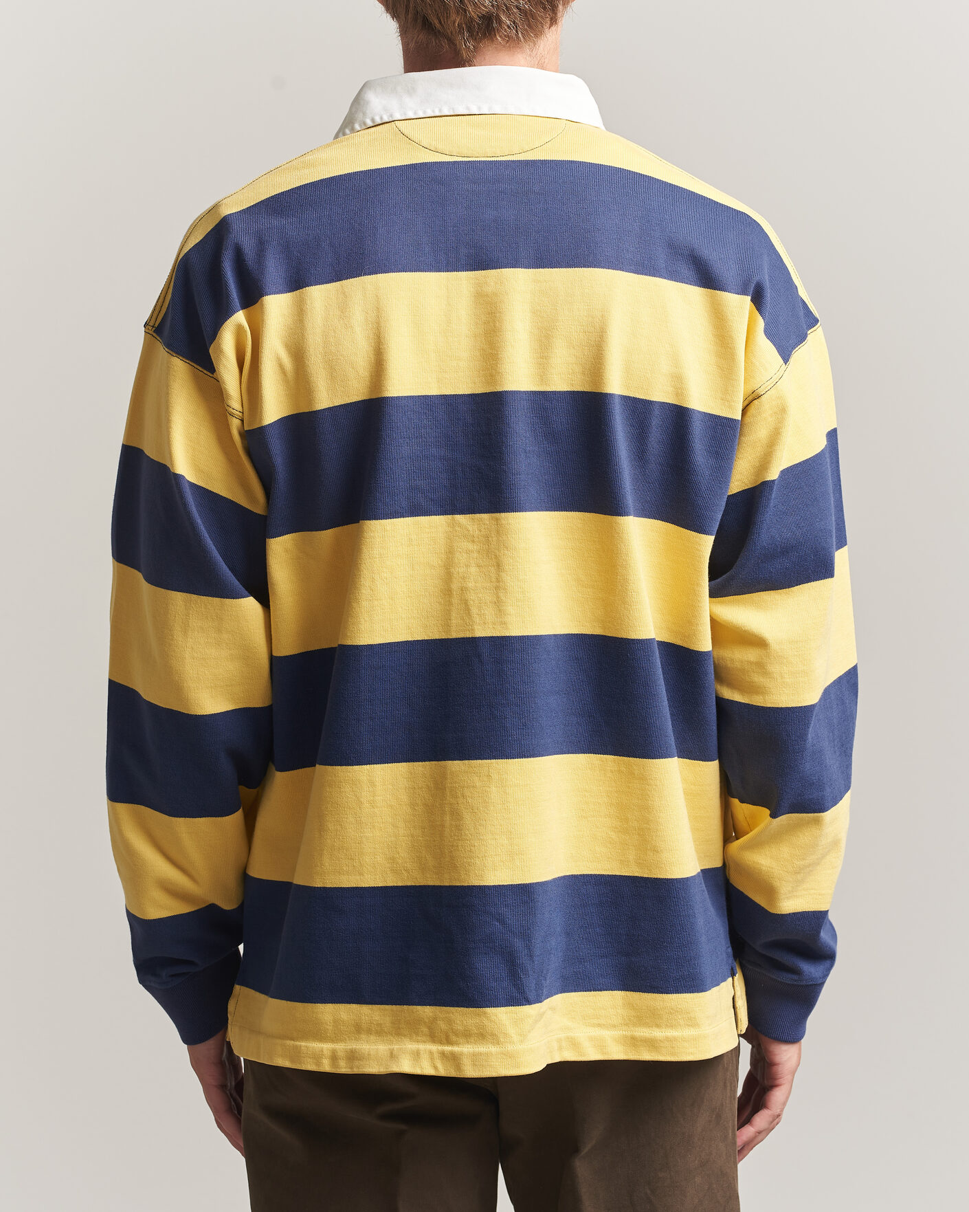 Polo Ralph Lauren Jersey Knitted Rugby Pullover Yellow/Cobolt at