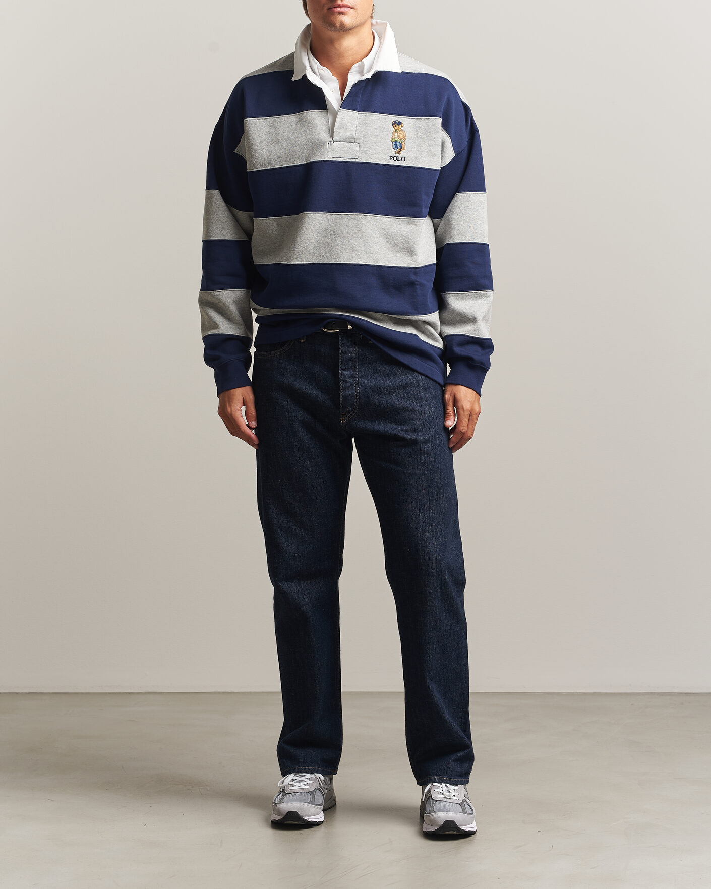 Men | Sweaters & Knitwear | Polo Ralph Lauren | Rugby Pullover Navy/Andover Heather