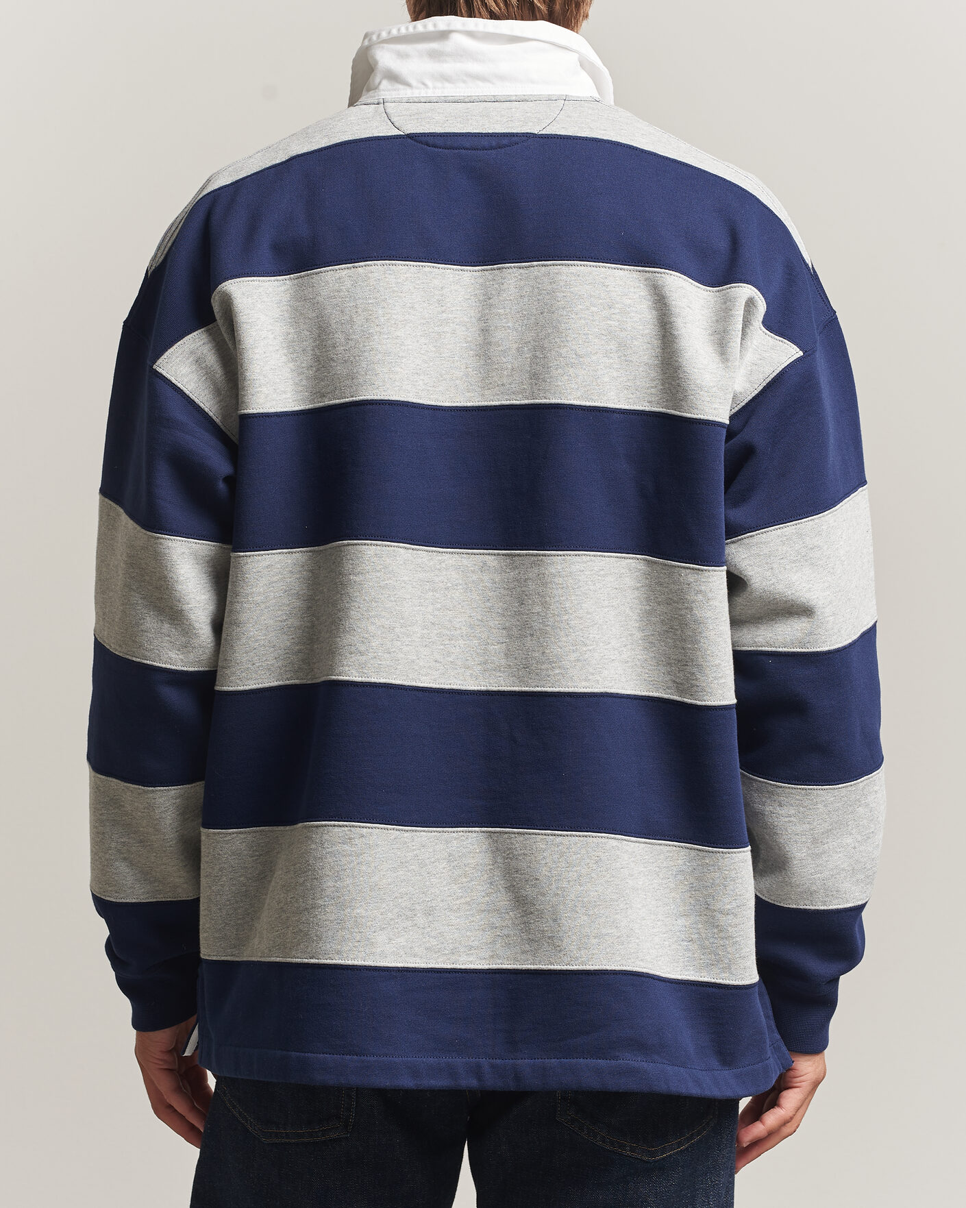 Men | Sweaters & Knitwear | Polo Ralph Lauren | Rugby Pullover Navy/Andover Heather