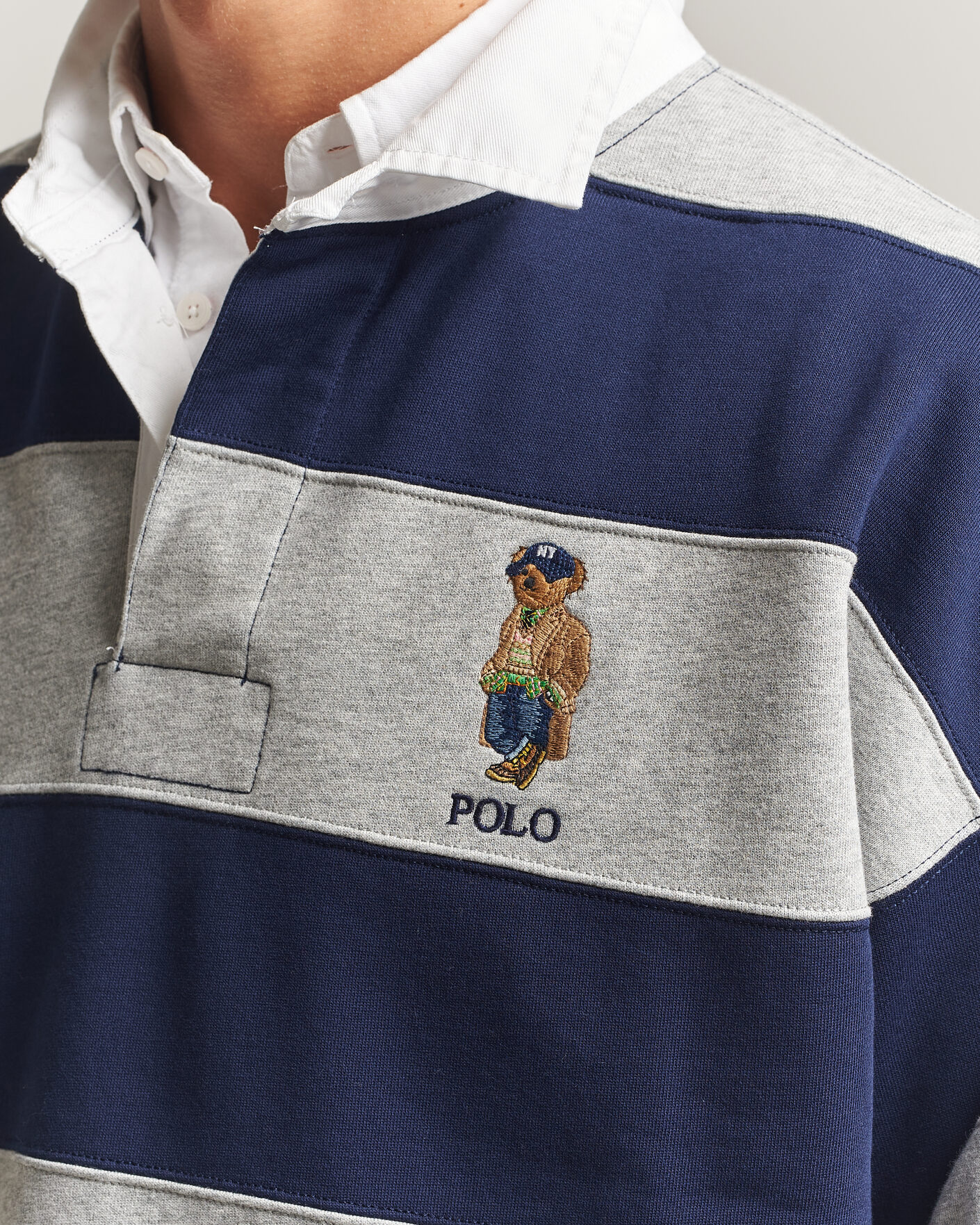 Men | Sweaters & Knitwear | Polo Ralph Lauren | Rugby Pullover Navy/Andover Heather