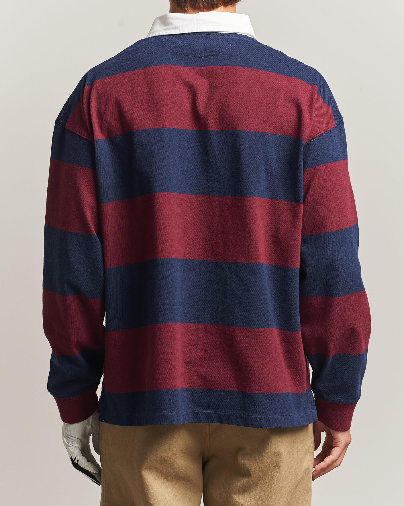 Men | Sweaters & Knitwear | RLX Ralph Lauren | Polo Ralph Lauren Rugby Long Sleeve Jersey Polo Classic Wine/Navy