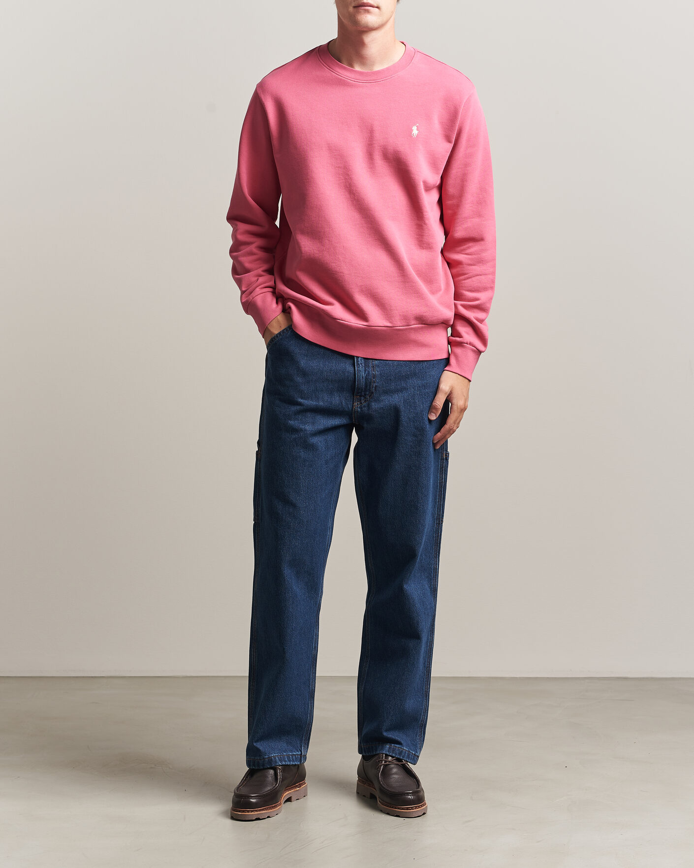 Men | Sweaters & Knitwear | Polo Ralph Lauren | Loopback Terry Sweatshirt Terrance Pink