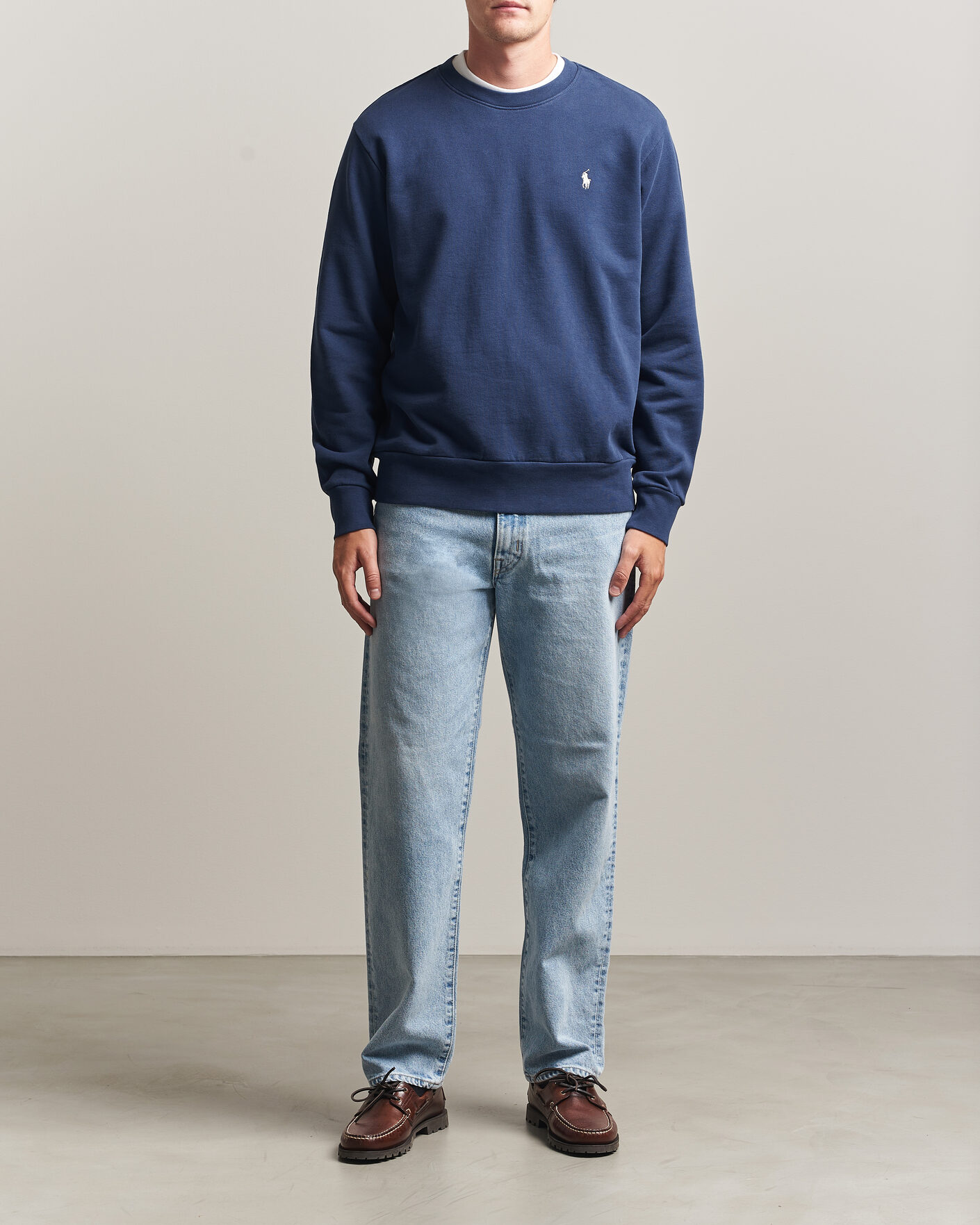 Men | Sweaters & Knitwear | Polo Ralph Lauren | Loopback Terry Sweatshirt Cruise Navy