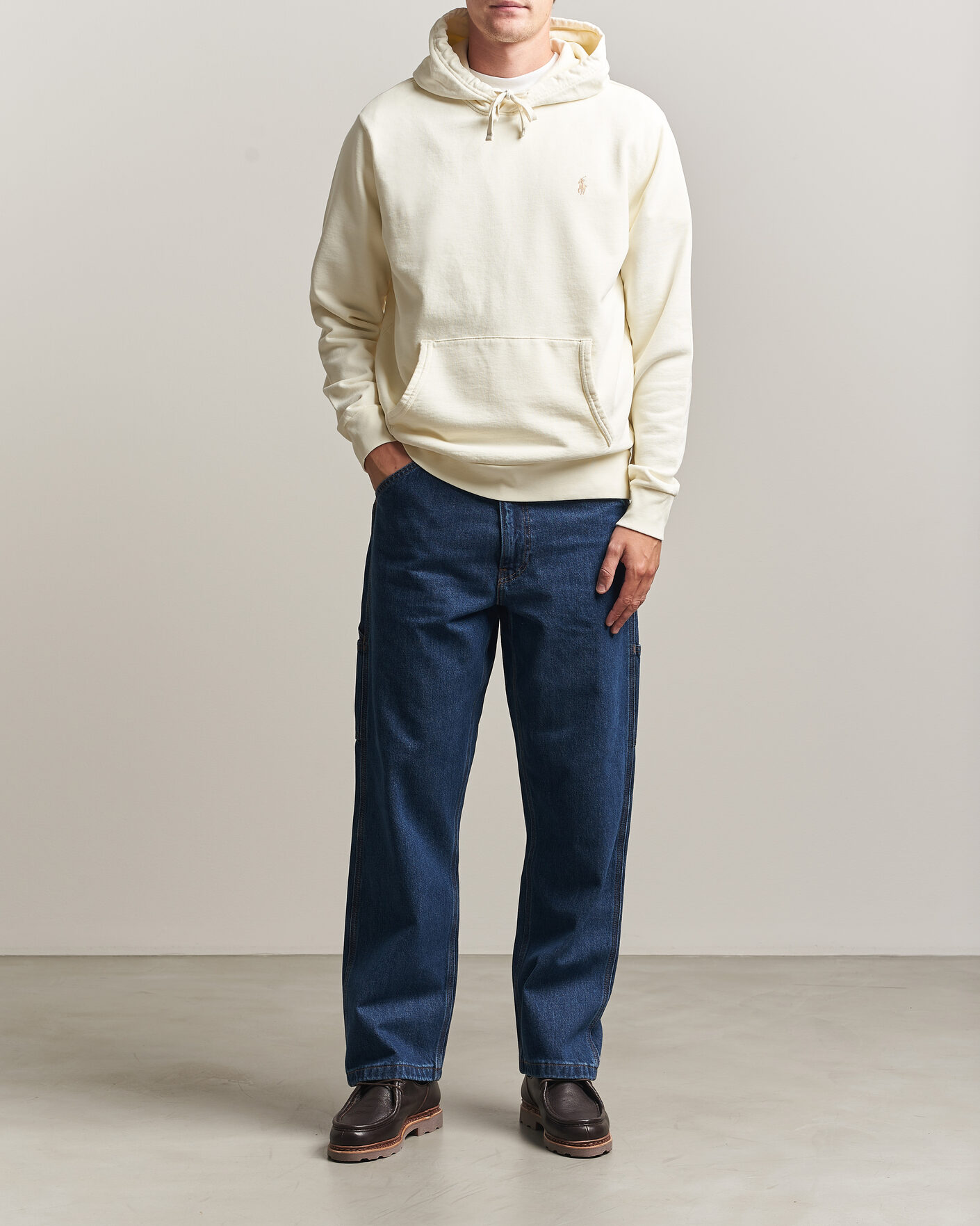 Men | Sweaters & Knitwear | Polo Ralph Lauren | Loopback Terry Hoodie Clubhouse Cream