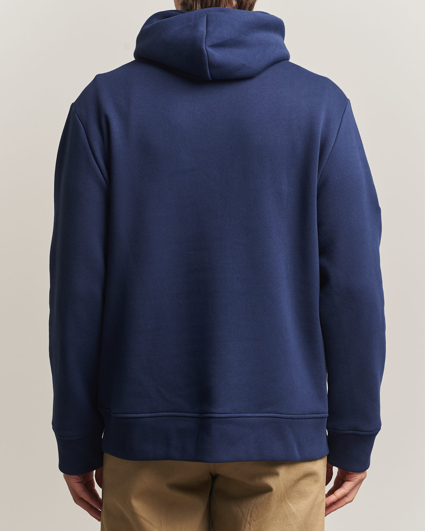 Men | Sweaters & Knitwear | Polo Ralph Lauren | Diagonal Stripe Big Pony Hoodie Newport Navy