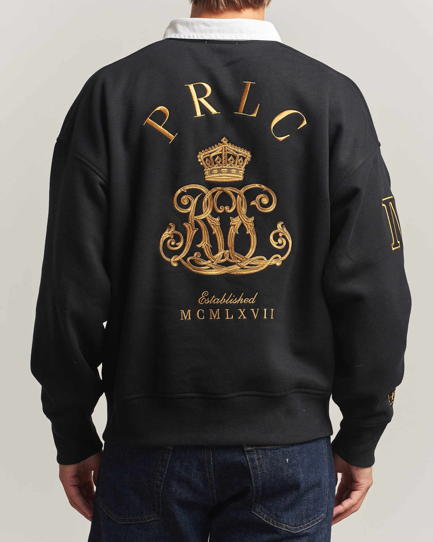 Men | Sweaters & Knitwear | Polo Ralph Lauren | Magic Fleece Printed Sweatshirt Polo Black