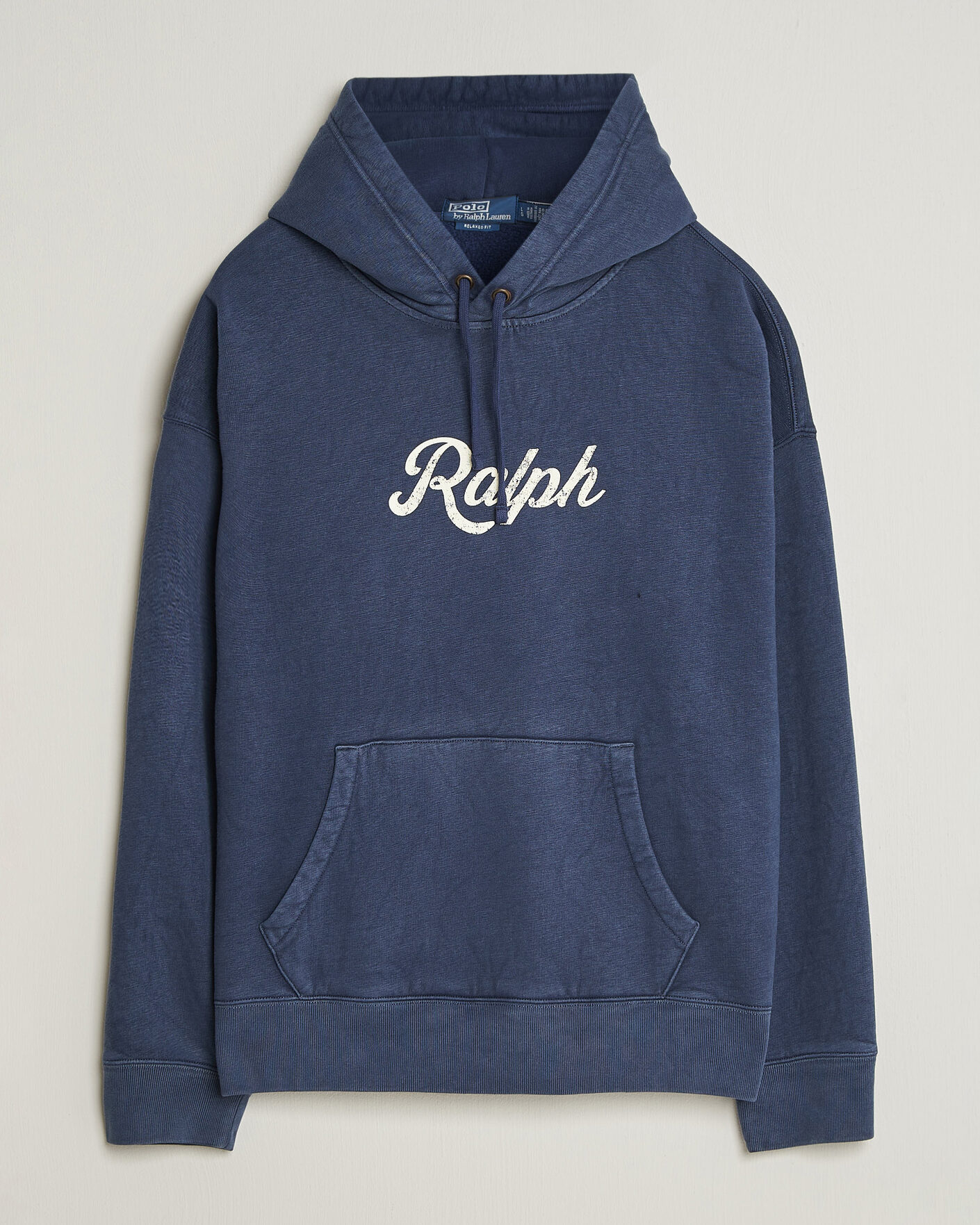 Men | Sweaters & Knitwear | Polo Ralph Lauren | Vintage Fleece Logo Hoodie Dark Cobalt