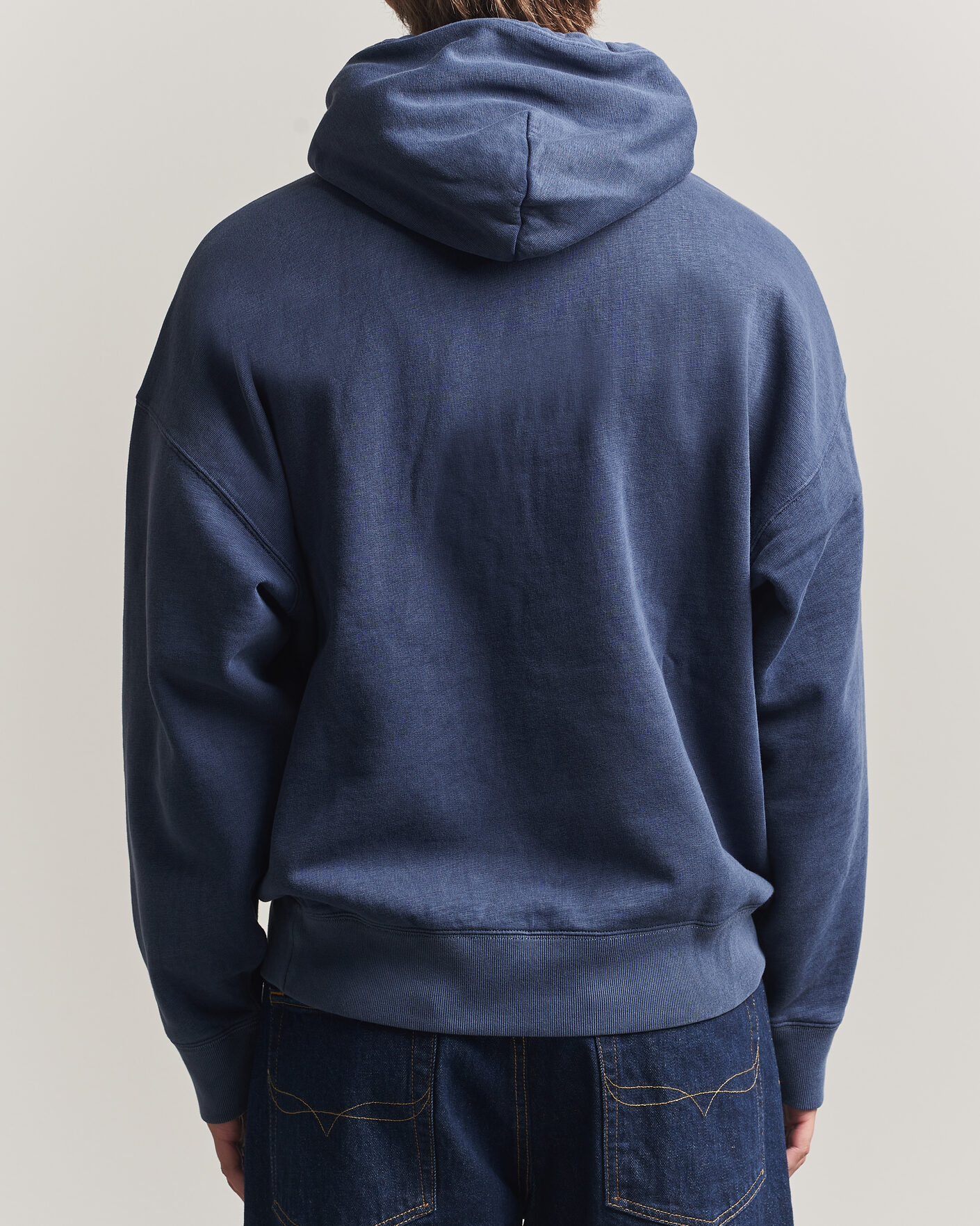 Men | Sweaters & Knitwear | Polo Ralph Lauren | Vintage Fleece Logo Hoodie Dark Cobalt