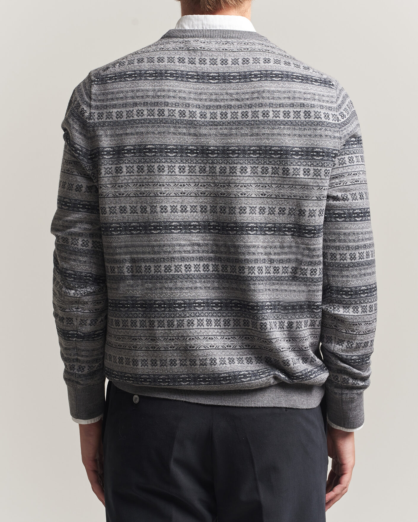 Men | Sweaters & Knitwear | Polo Ralph Lauren | Fair Isle Merino Sweater Grey Combo