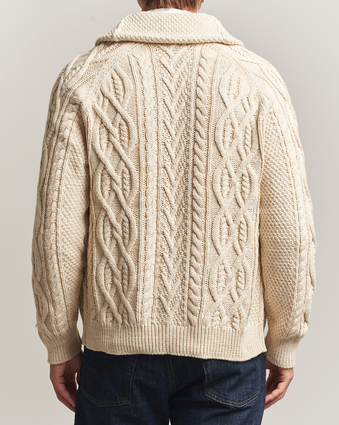 Men | Sweaters & Knitwear | Polo Ralph Lauren | Cotton Marl Cardigan Oatmeal Combo