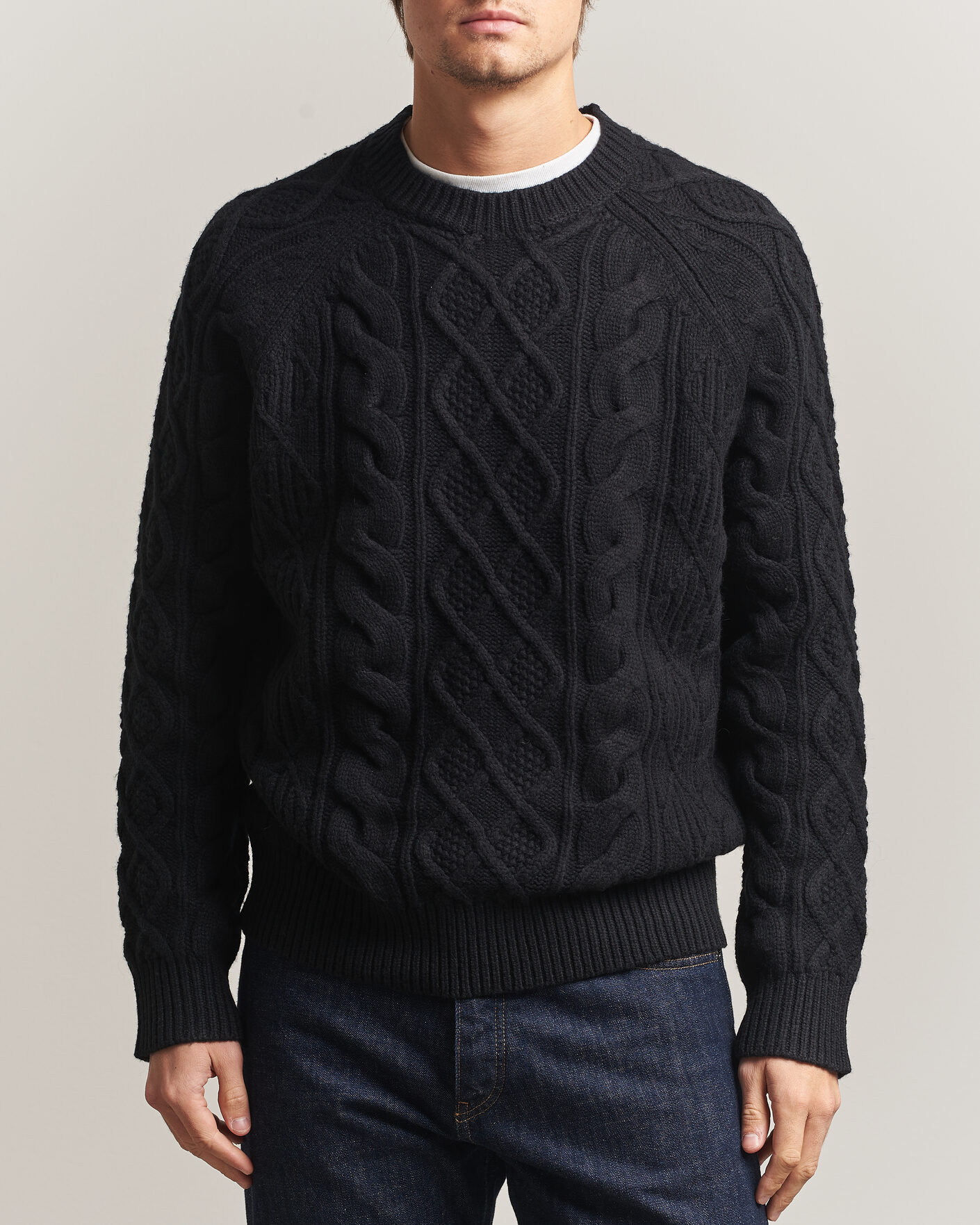 Men | Sweaters & Knitwear | Polo Ralph Lauren | Wool/Alpaca Pullover Polo Black