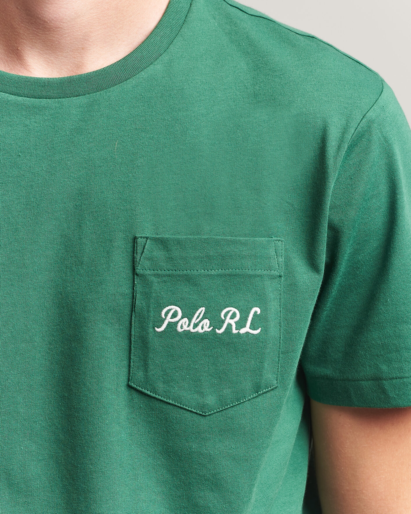 Men | T-Shirts | Polo Ralph Lauren | Custom Slit Fit Bear T-Shirt Verano Green