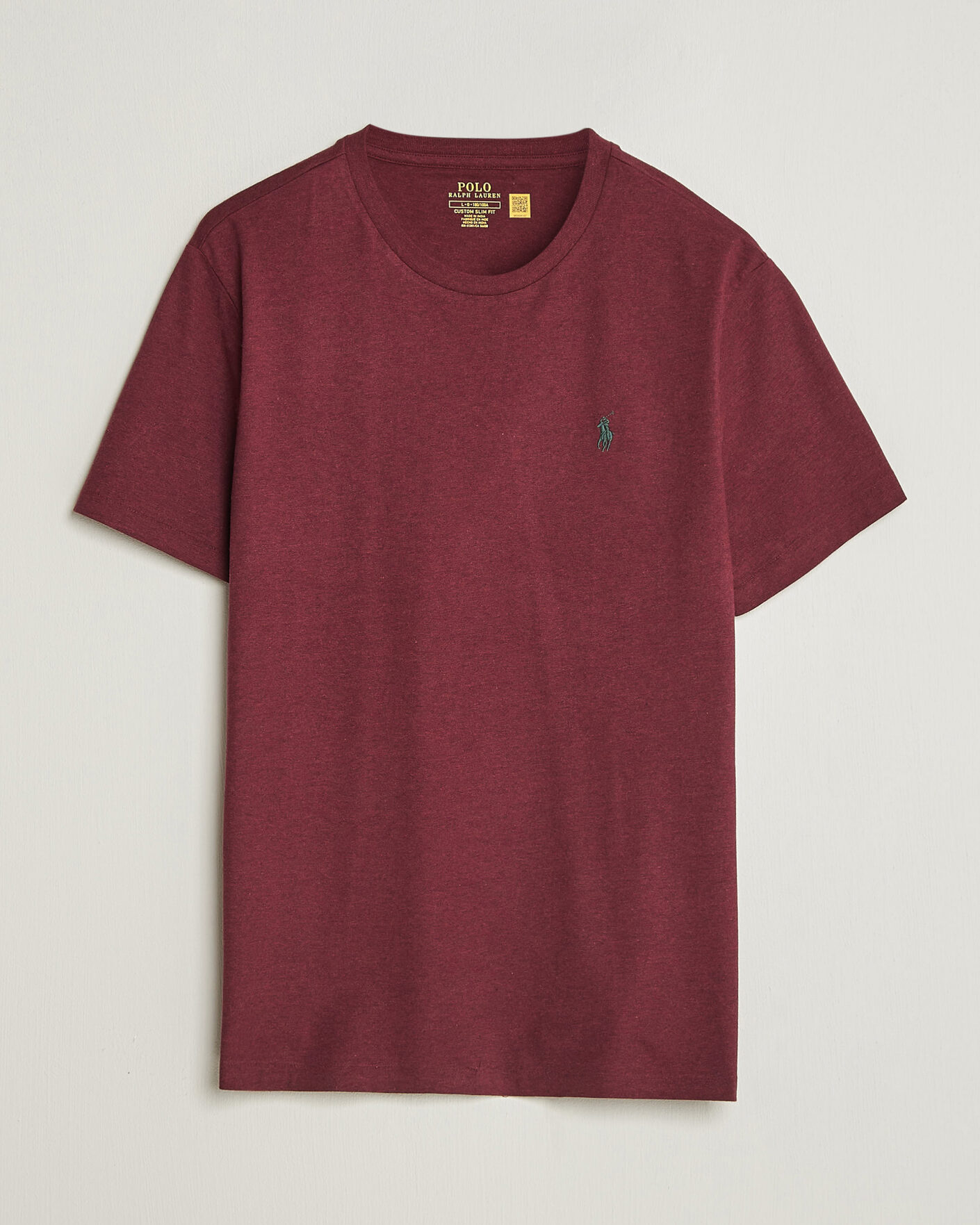 Men | T-Shirts | Polo Ralph Lauren | Custom Slim Fit T-shirt Spring Wine Heather