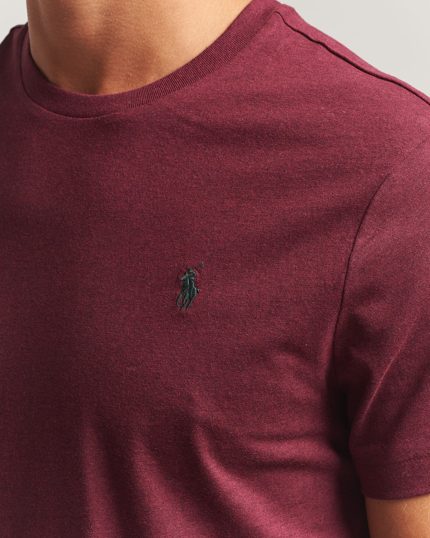 Men | T-Shirts | Polo Ralph Lauren | Custom Slim Fit T-shirt Spring Wine Heather
