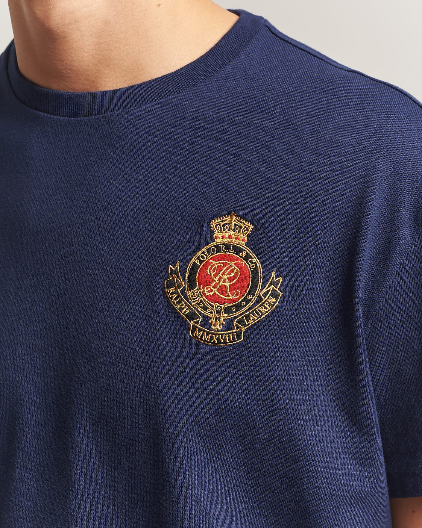 Men | T-Shirts | Polo Ralph Lauren | Classic Fit Jersey T-Shirt Newport Navy