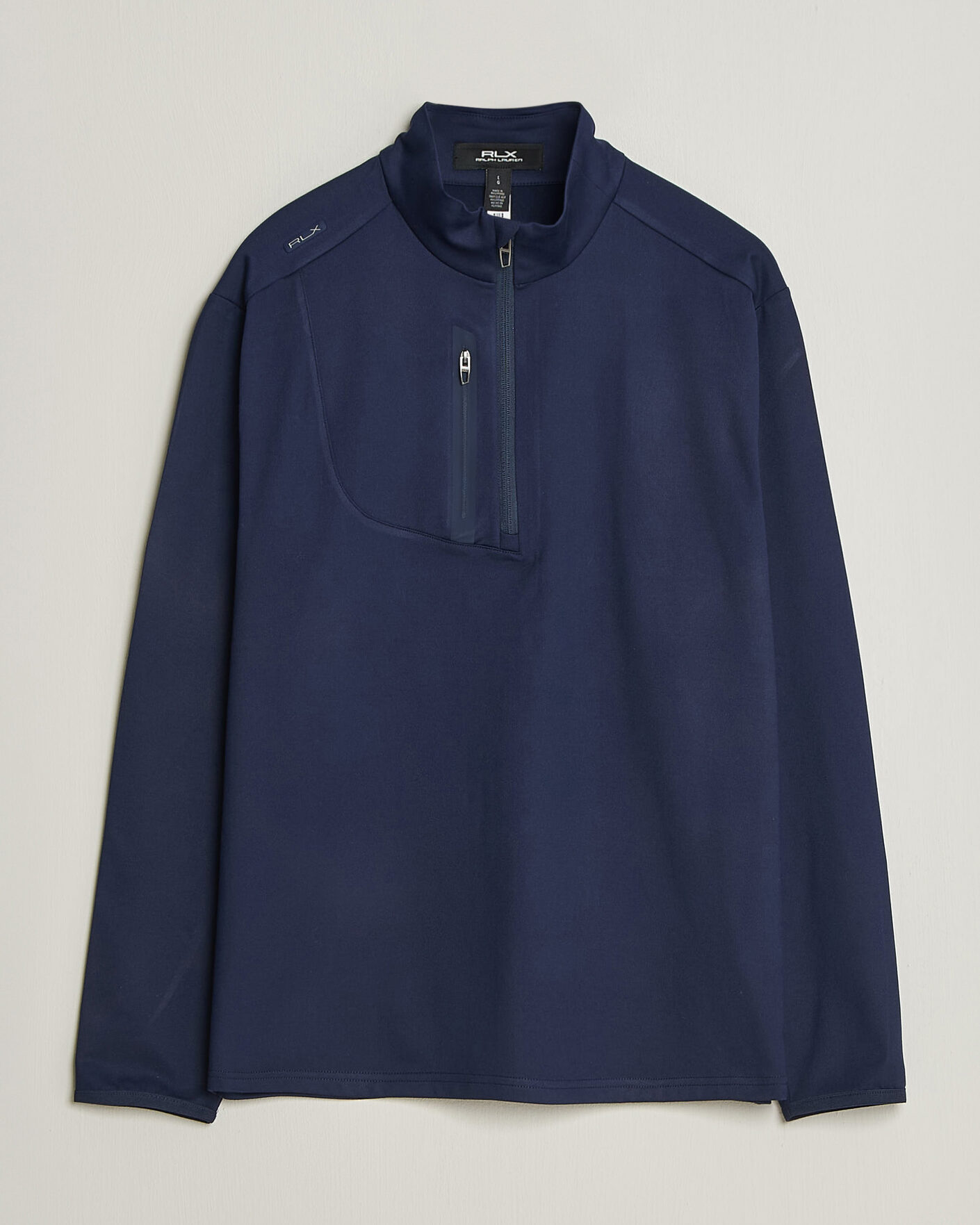 Men | Golf Clothing | Polo Ralph Lauren | Luxury Jersey Half Zip Refined Navy