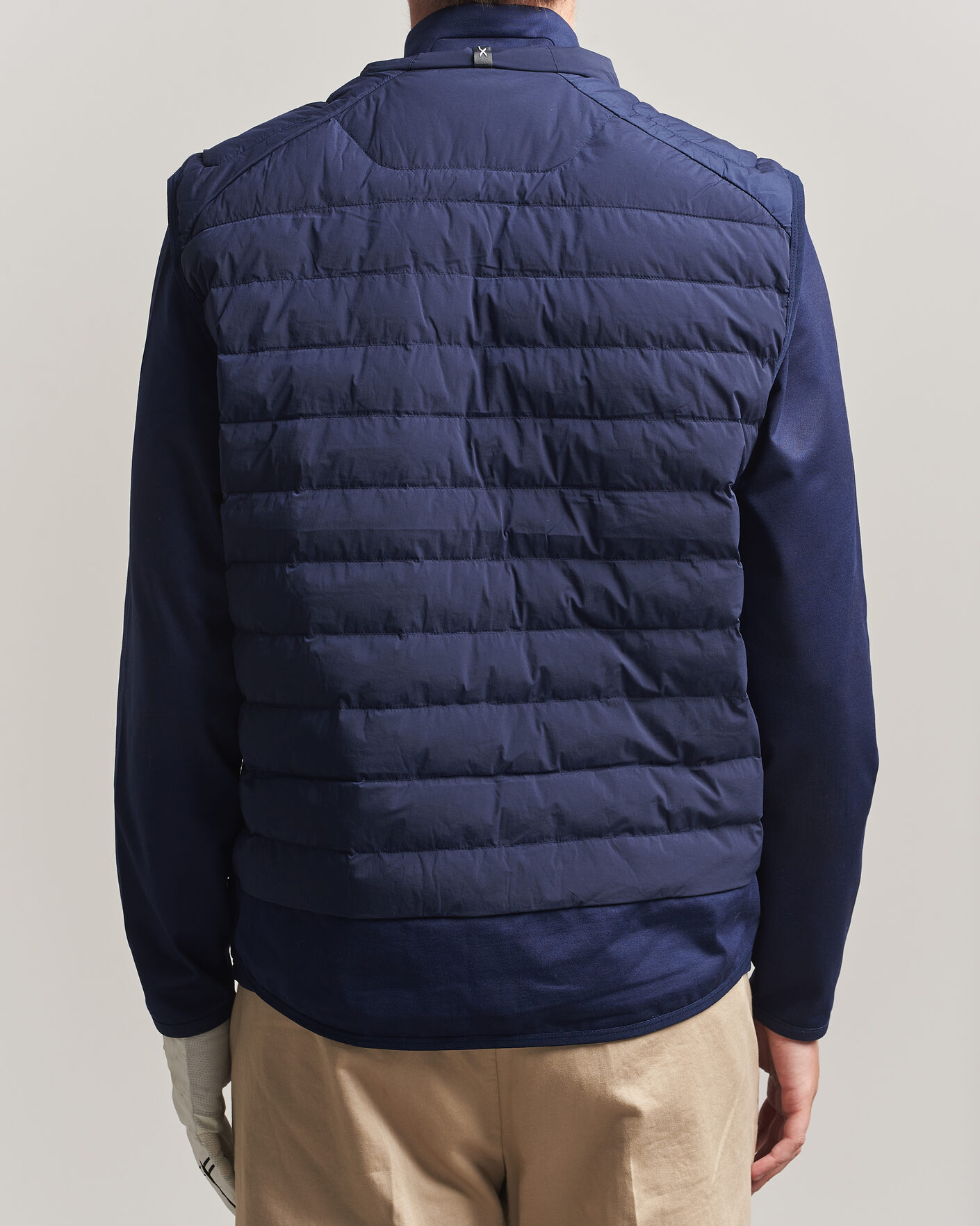 RLX Ralph Lauren Full Zip Golf Vest Refined Navy at CareOfCarl.com