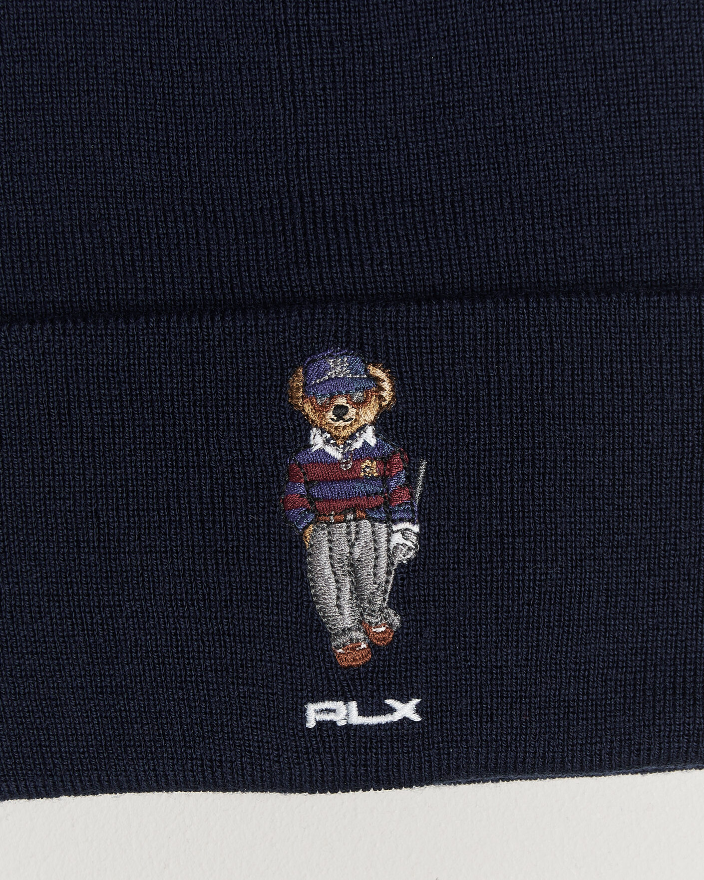 Men | Beanies | RLX Ralph Lauren | Golf Bear Hat Refined Navy