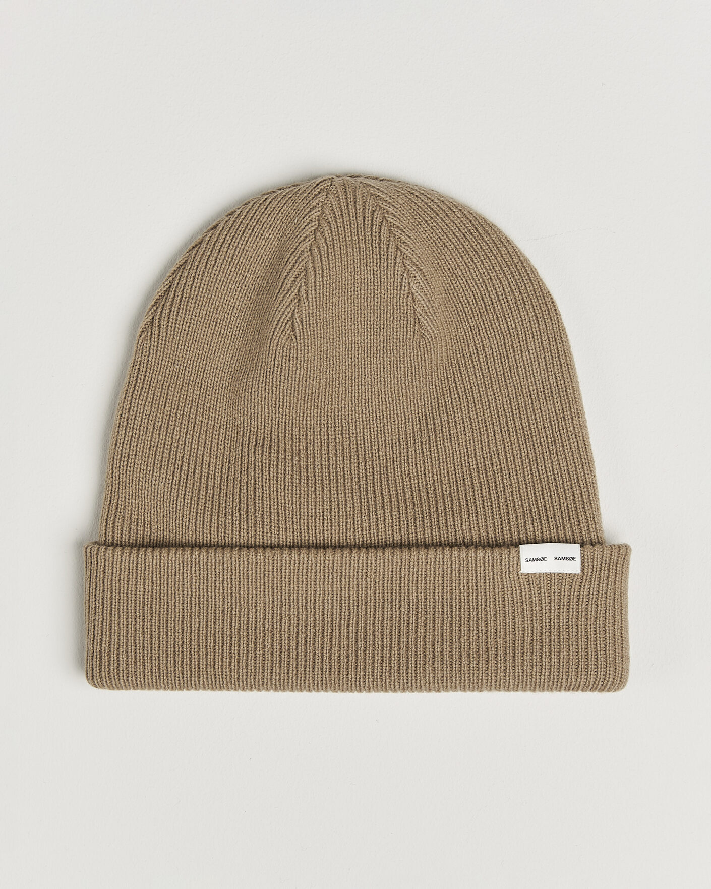 Men | Beanies | Samsøe Samsøe | The Wool Beanie Lead Gray