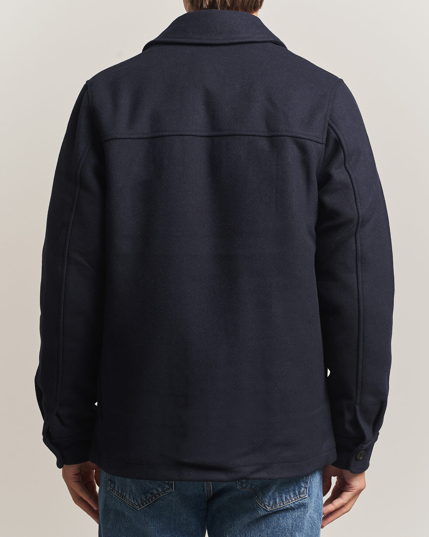 Men | Coats & Jackets | Samsøe Samsøe | Pally Padded Shirt Jacket Salute Navy