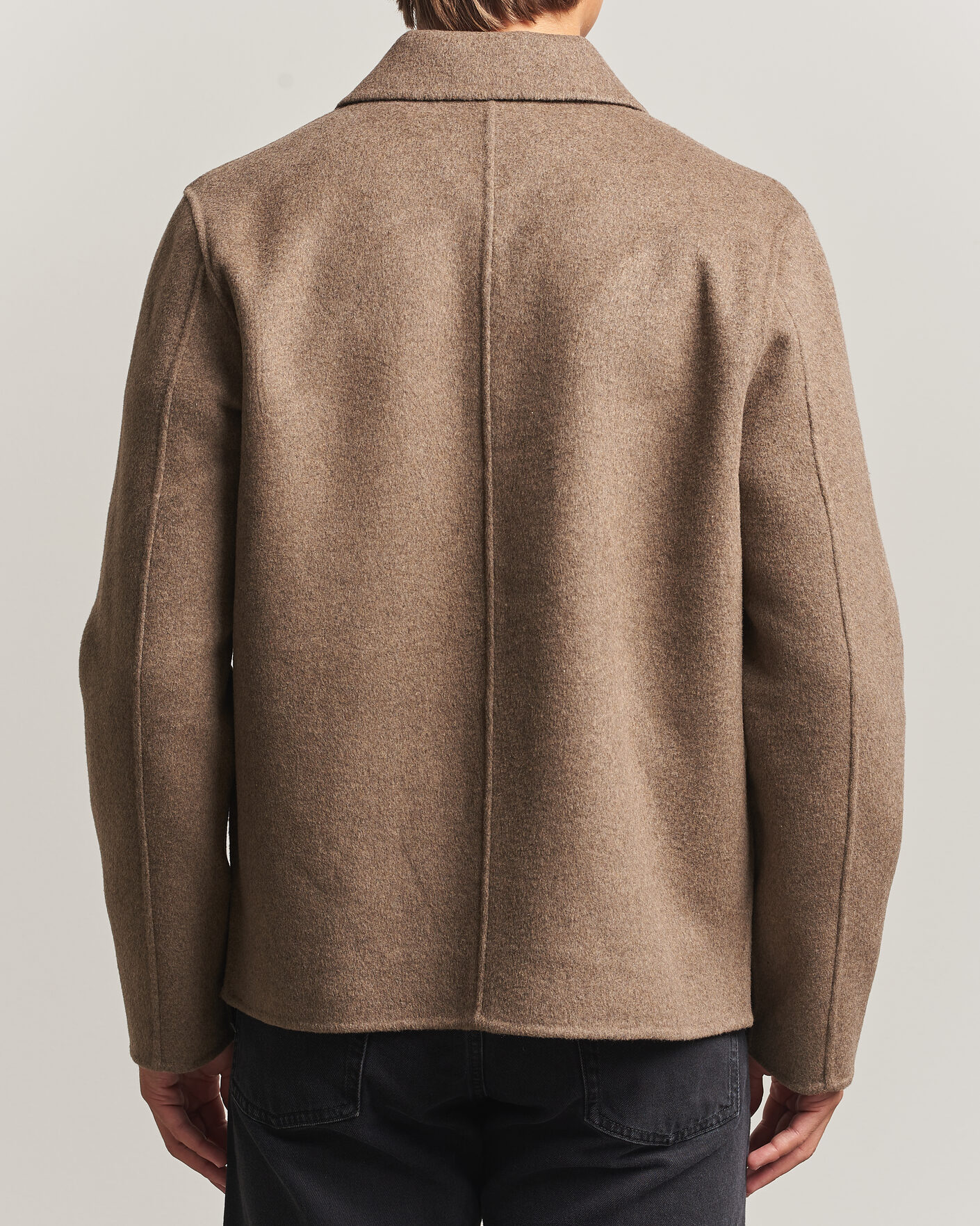 Men | Coats & Jackets | Samsøe Samsøe | Paulo Wool Shirt Jacket Lead Gray Melange