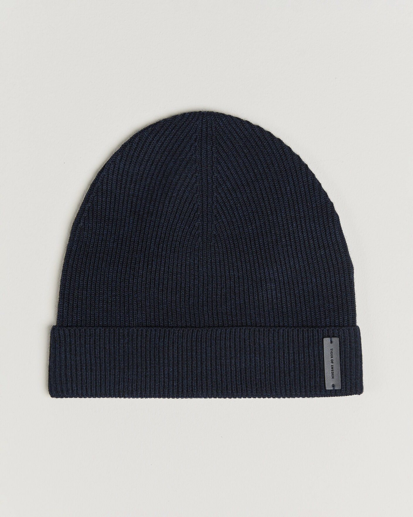 Men | Beanies | Tiger of Sweden | Caldu Wool Beanie Light Ink