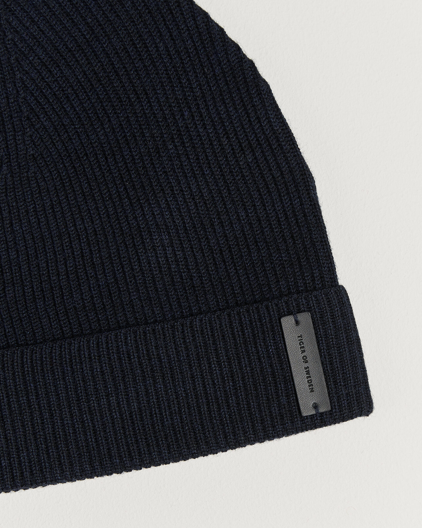 Men | Beanies | Tiger of Sweden | Caldu Wool Beanie Light Ink