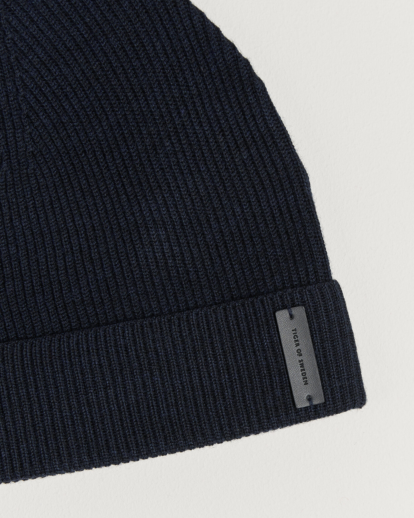 Men | Beanies | Tiger of Sweden | Caldu Wool Beanie Light Ink