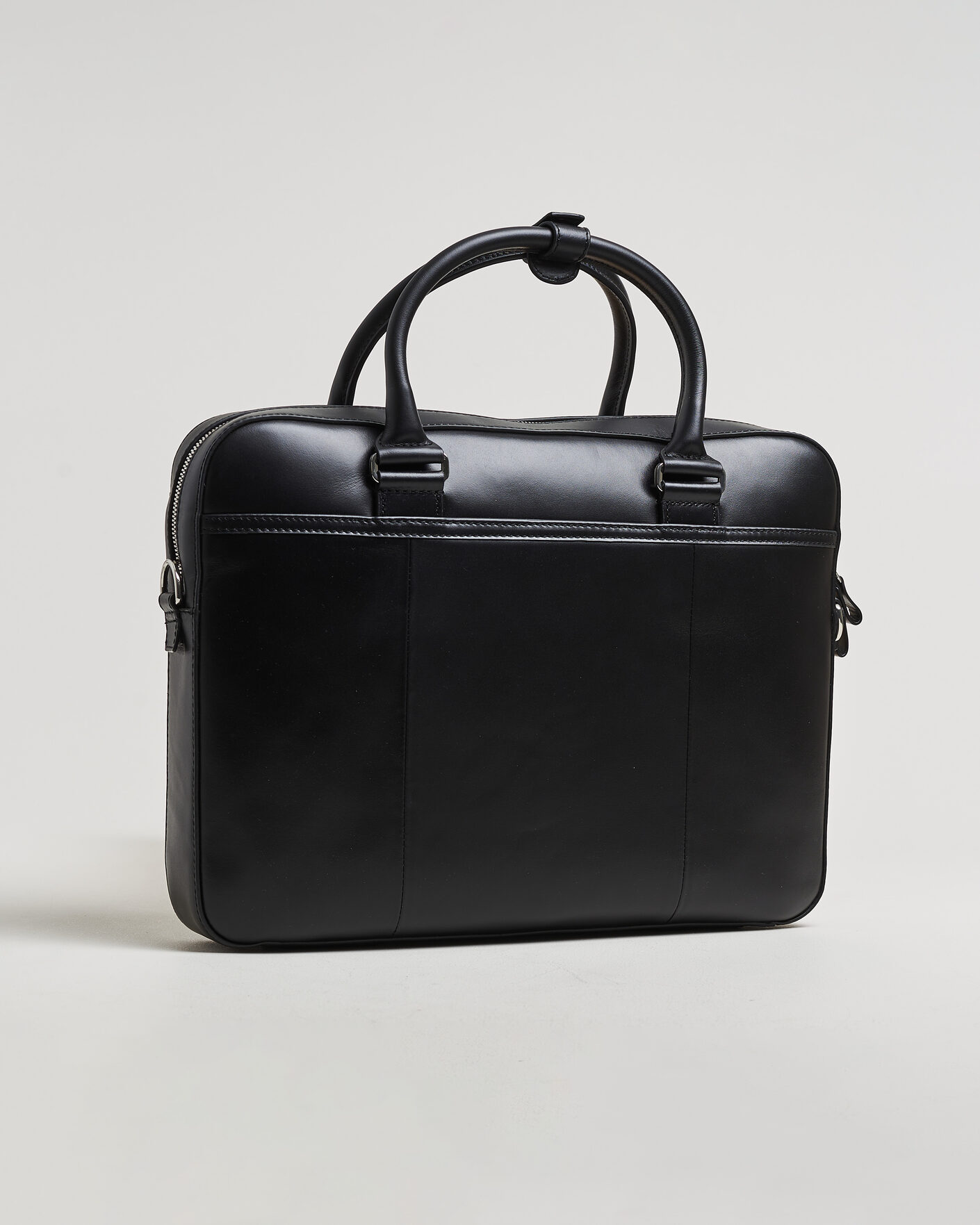 Men | Bags | Tiger of Sweden | Bosun Smooth Leather Briefcase Black