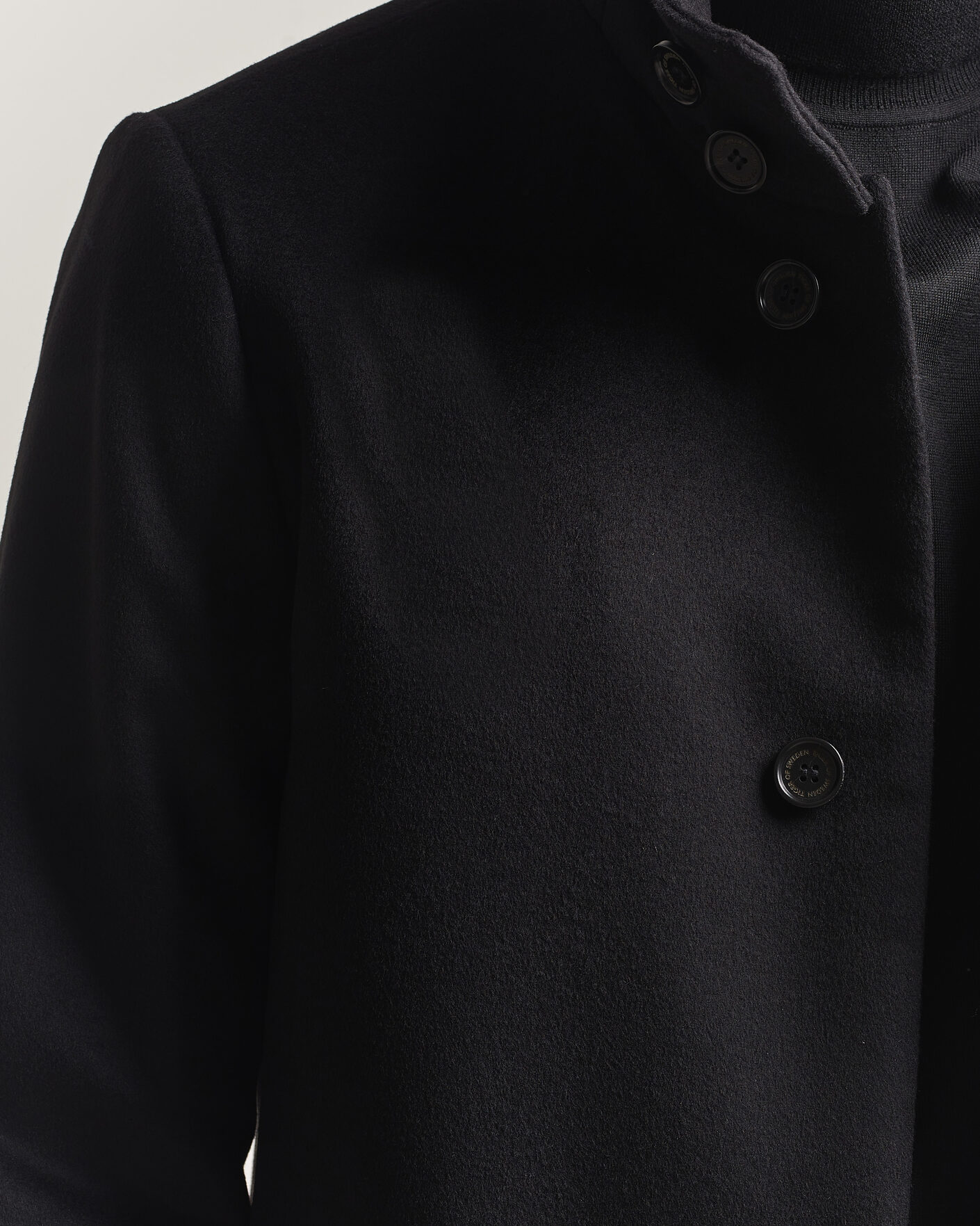 Men | Coats & Jackets | Tiger of Sweden | Aleric Wool/Cashmere Coat Black