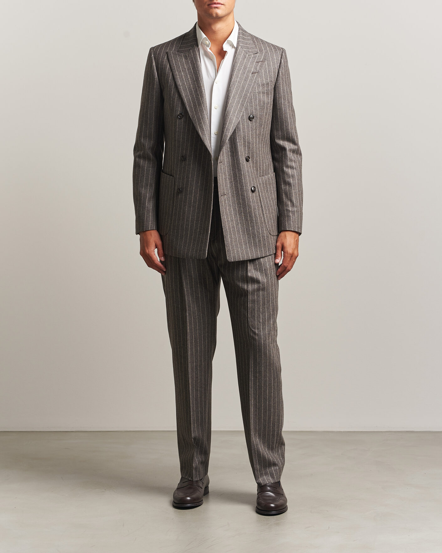 Auralee Super Light Wool Pants Charcoal at CareOfCarl.com