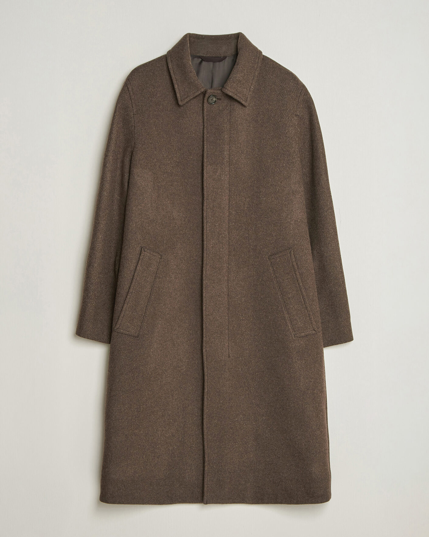 Men | Coats & Jackets | Tiger of Sweden | Carlton Wool Coat Dusty Brown