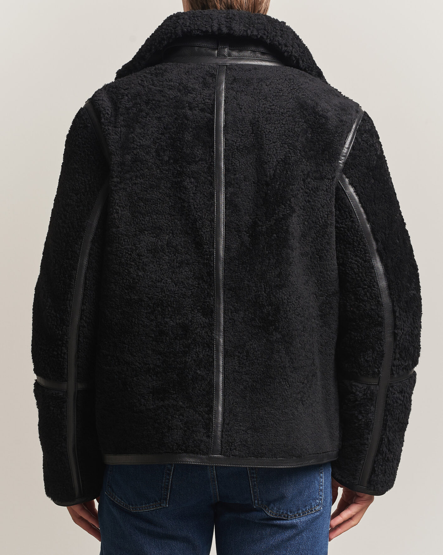 Men | Coats & Jackets | Tiger of Sweden | Viggo Shearling Jacket Black