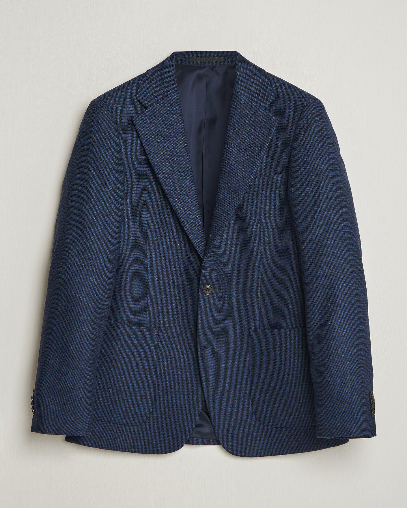 Men | Blazers | Tiger of Sweden | Easer Wool Pepita Blazer Sea