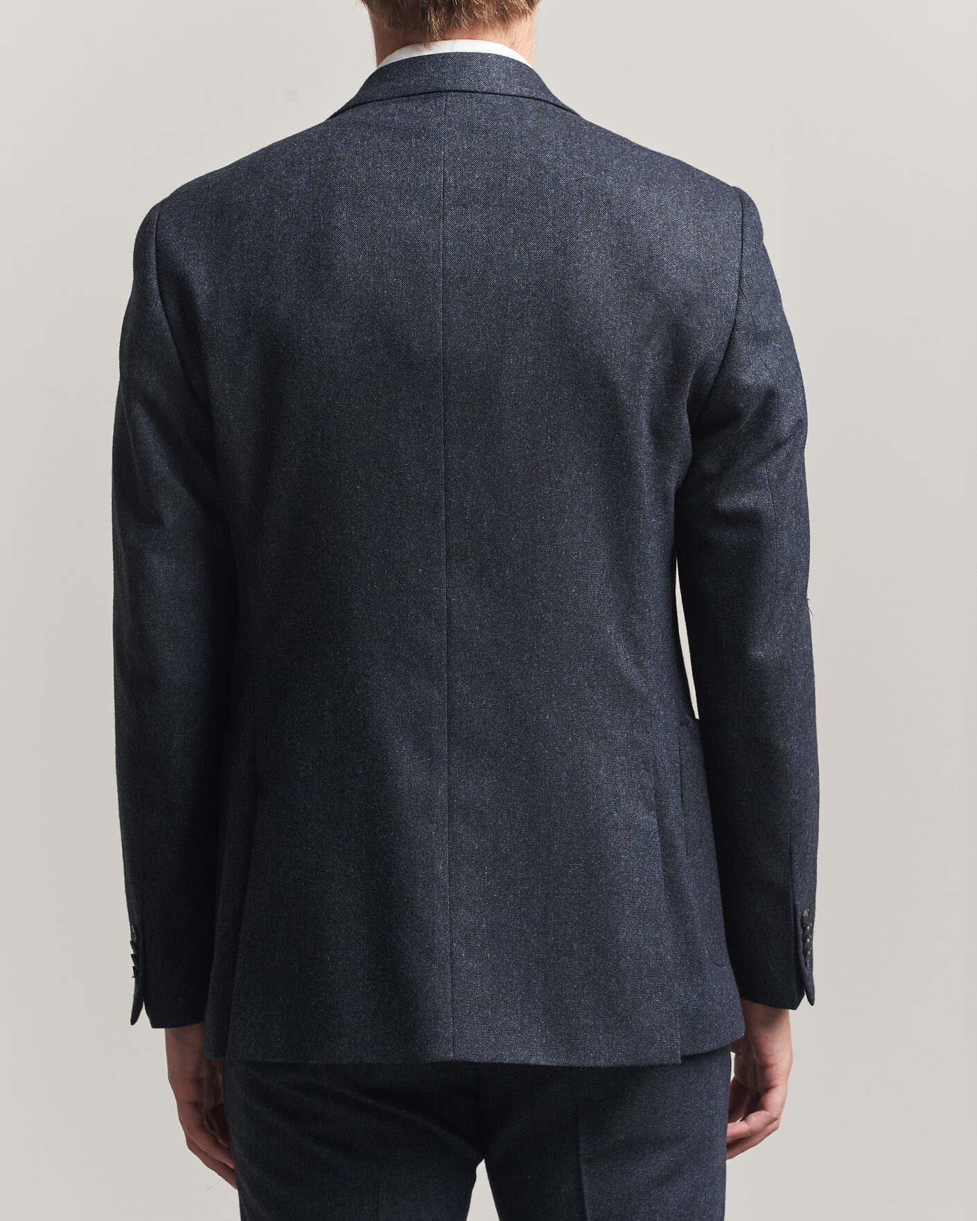 Men | Blazers | Tiger of Sweden | Justin Wool Flannel Suit Blazer Midnight Blue
