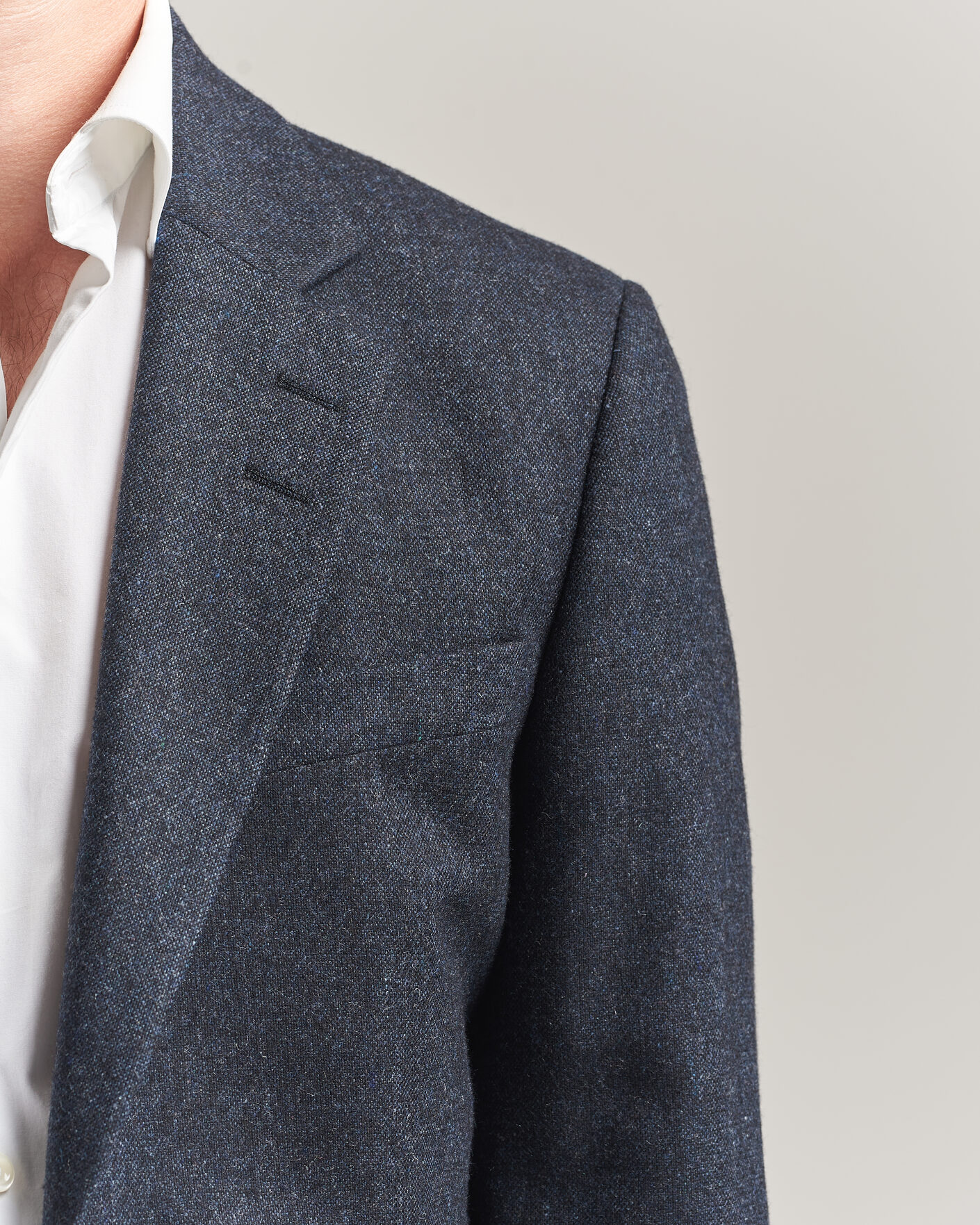 Men | Blazers | Tiger of Sweden | Justin Wool Flannel Suit Blazer Midnight Blue