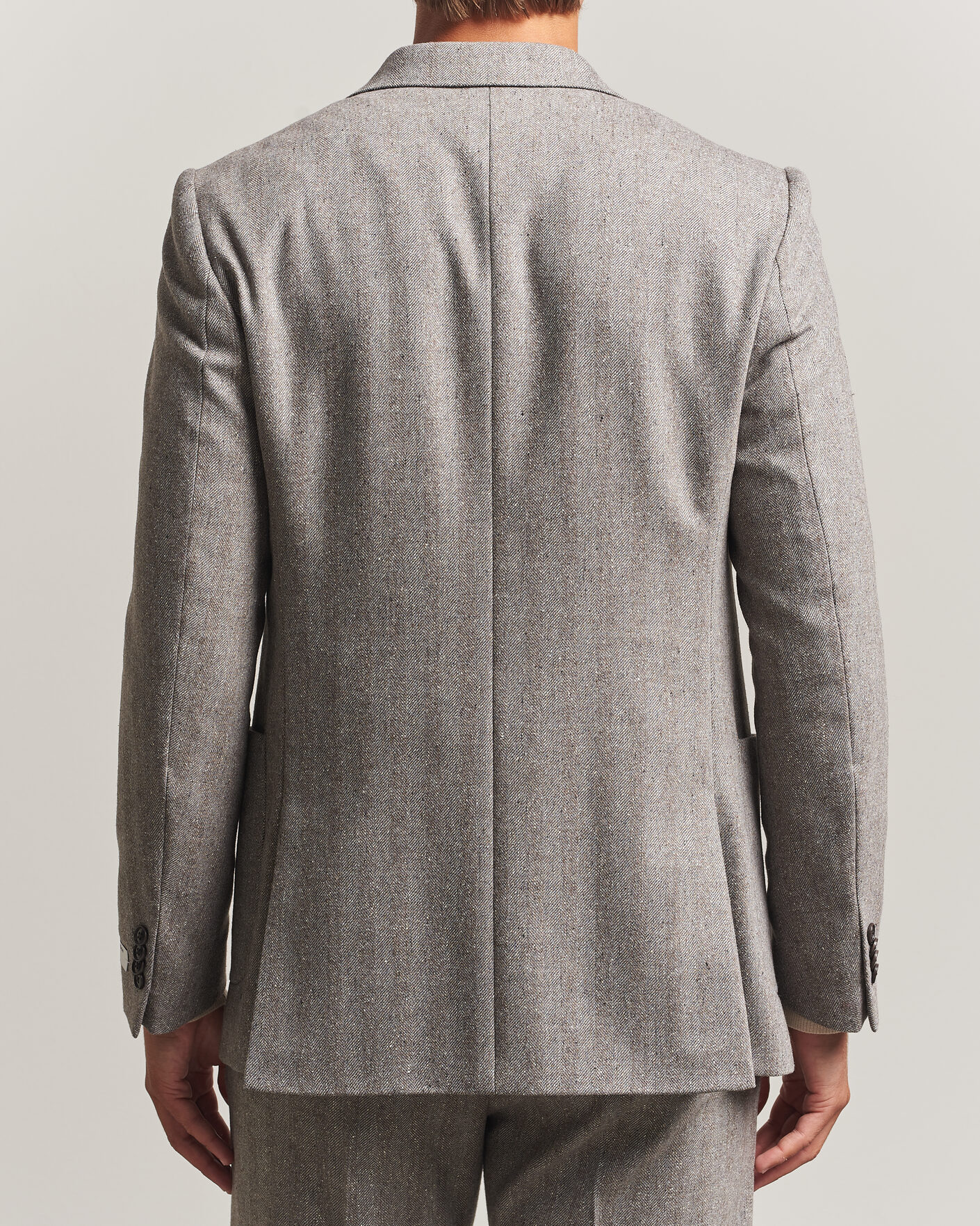 Men | Blazers | Tiger of Sweden | Justin Wool Donegal Suit Blazer Dark Stone