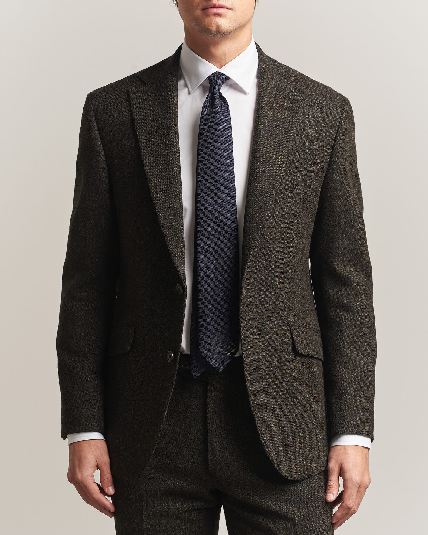 Men | Blazers | Walker Slater | Edward Shetland Wool Donegal Blazer Brown