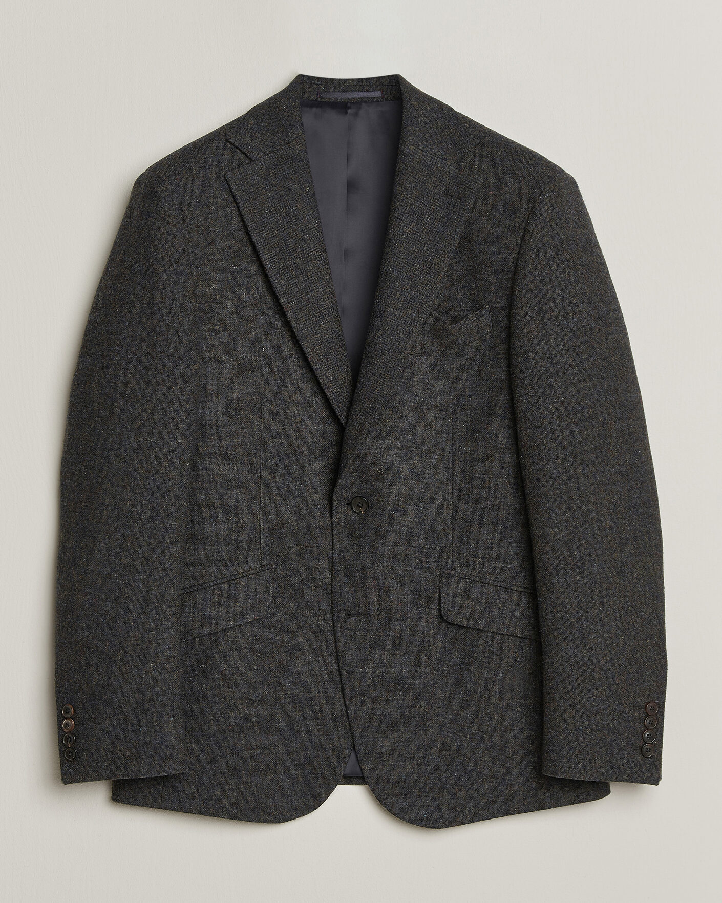 Men | Blazers | Walker Slater | Edward Shetland Wool Donegal Blazer Navy