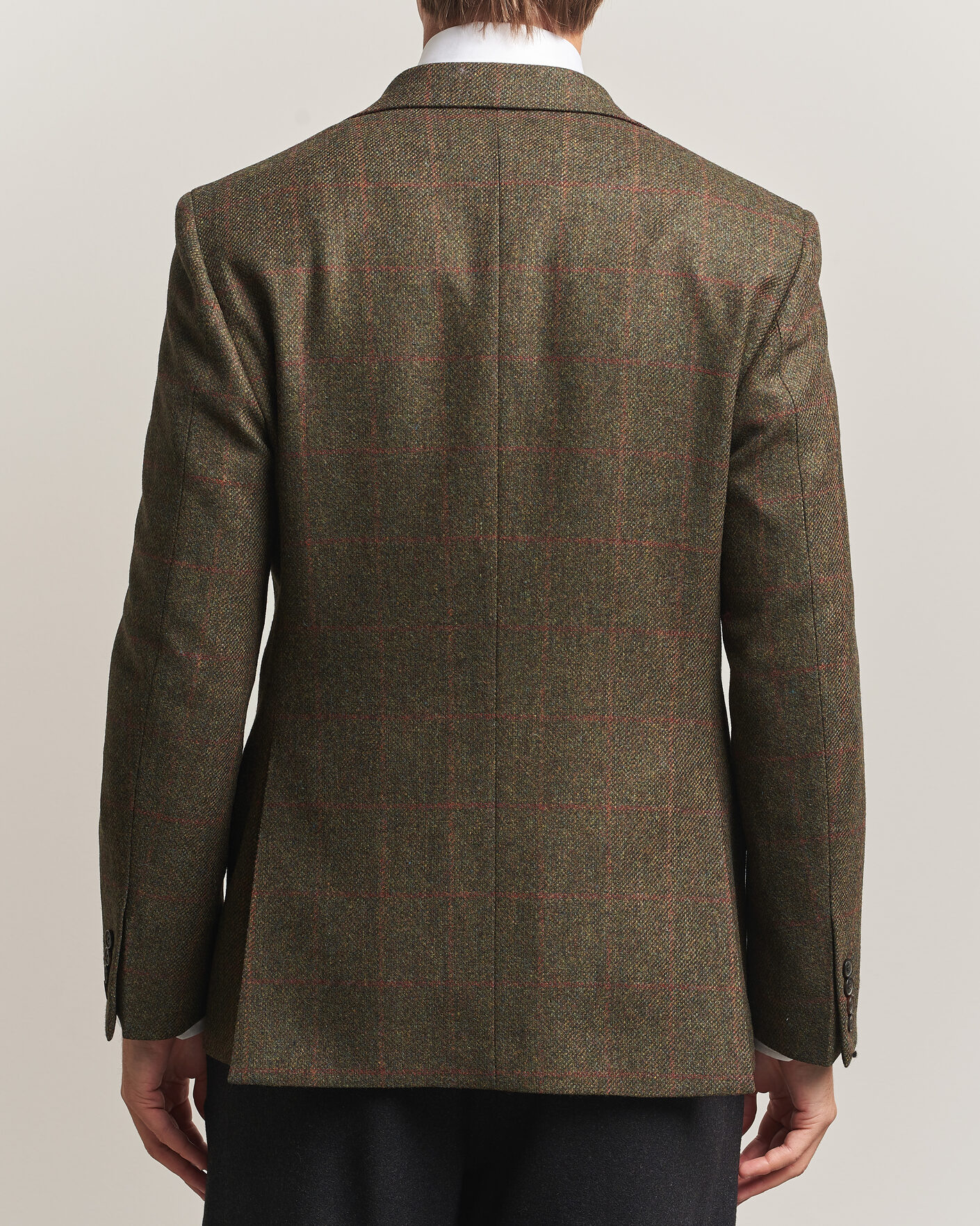 Men | Blazers | Walker Slater | Edward Lambswool Windowpane Blazer Green